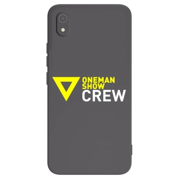 Picasee silikónový čierny obal pre Xiaomi Redmi 7A - ONEMANSHOW CREW