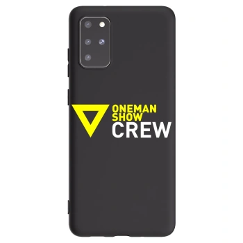 Picasee silikónový čierny obal pre Samsung Galaxy S20+ G985F - ONEMANSHOW CREW