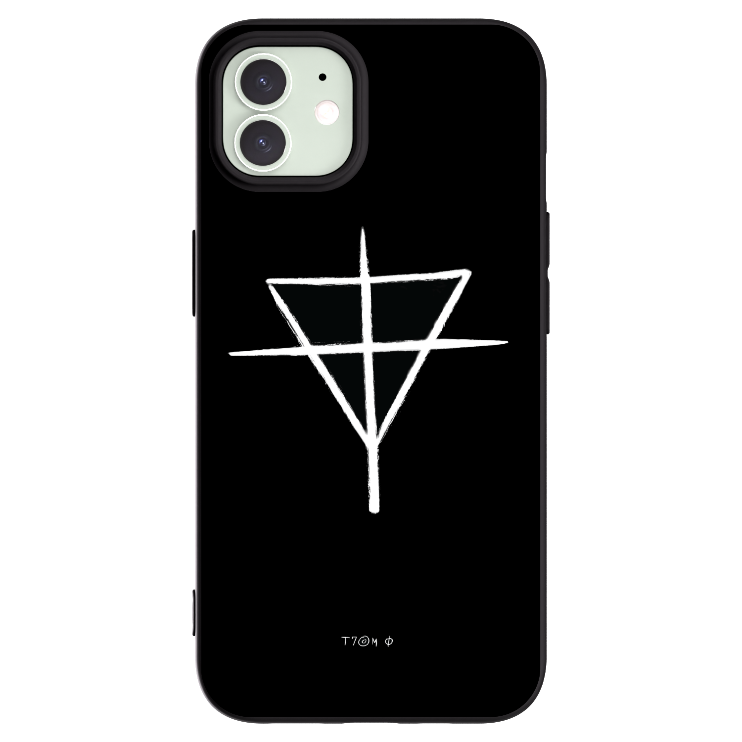 Silikónový čierny obal pre Apple iPhone 12 - ONEMANSHOW THE GAME