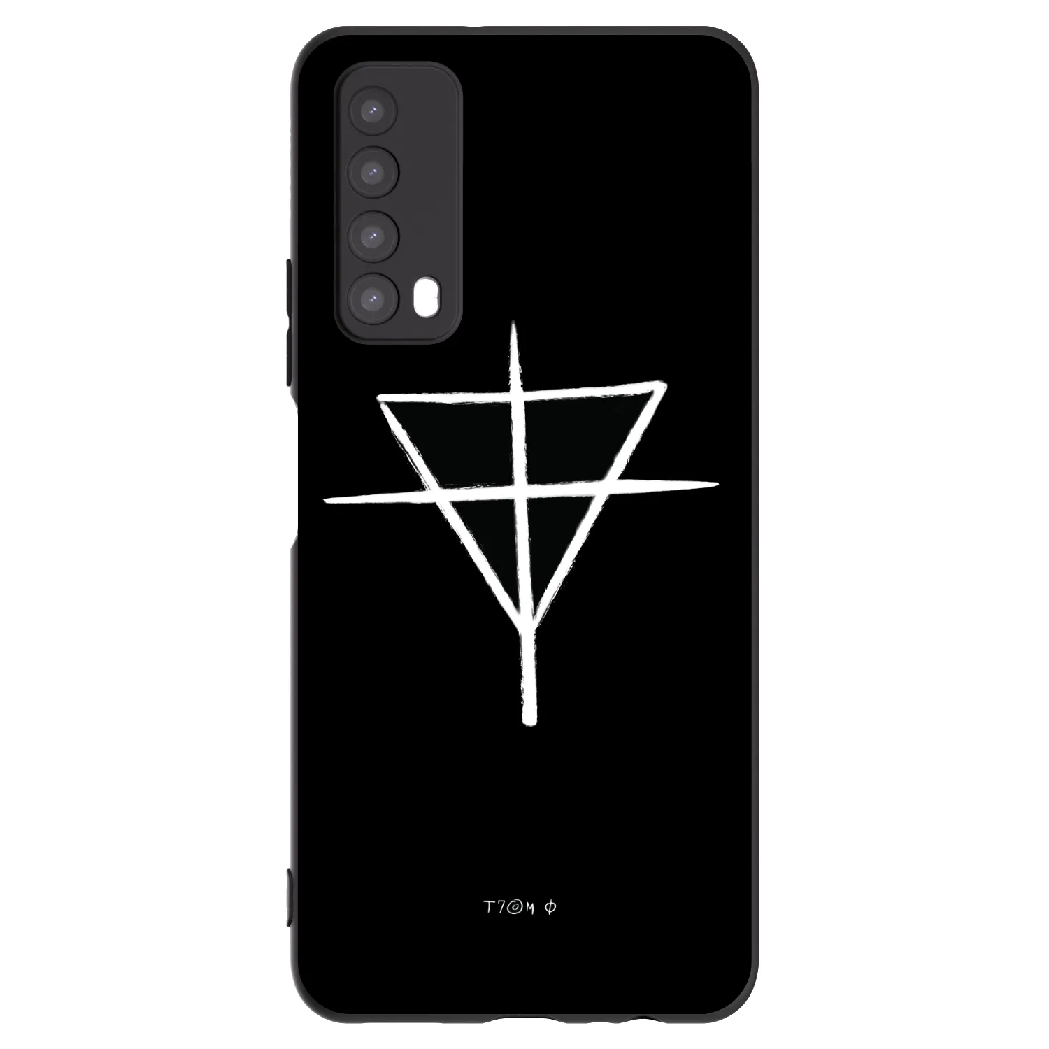 Picasee silikónový čierny obal pre Huawei P Smart 2021 - ONEMANSHOW THE GAME