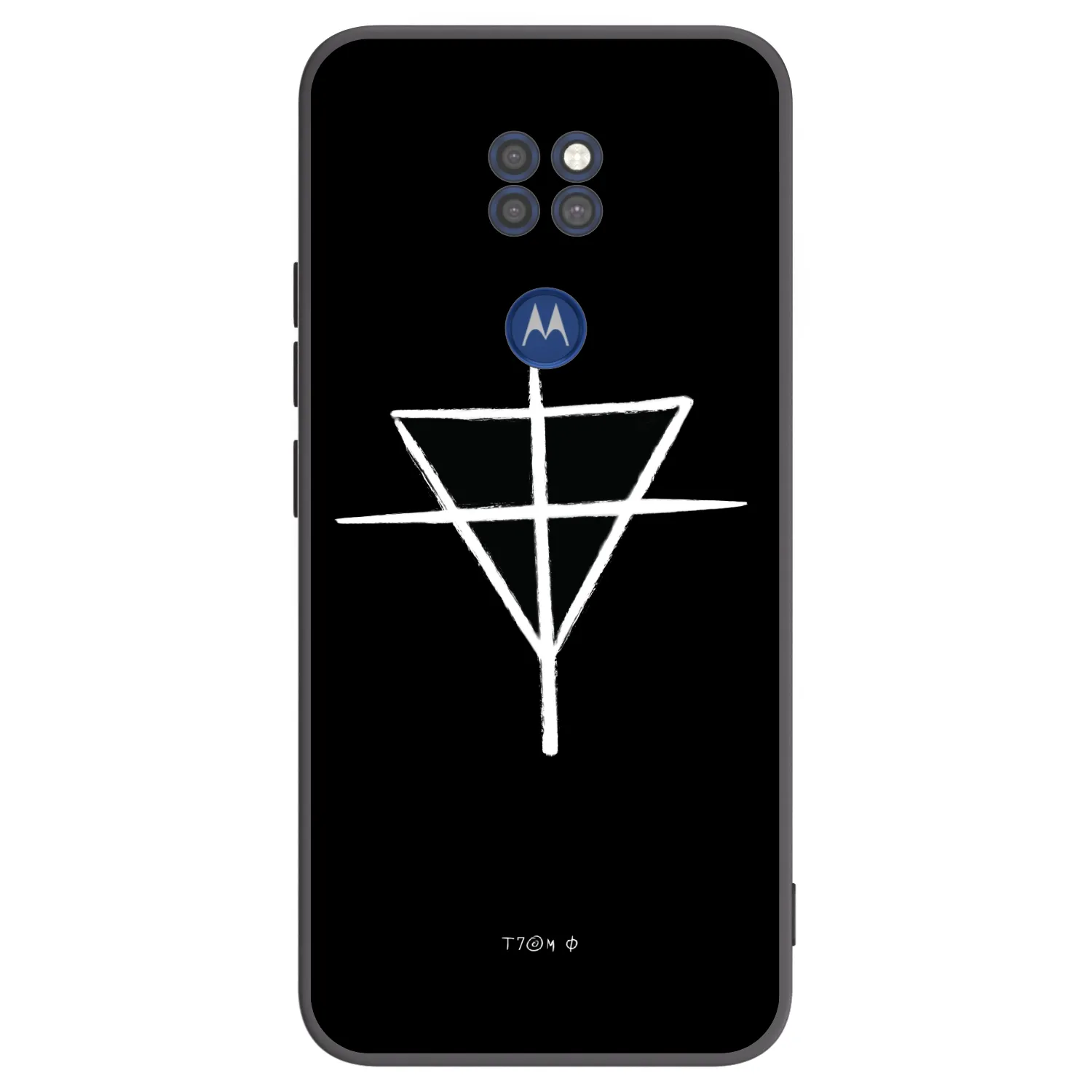 Picasee silikónový čierny obal pre Motorola Moto G9 Play - ONEMANSHOW THE GAME