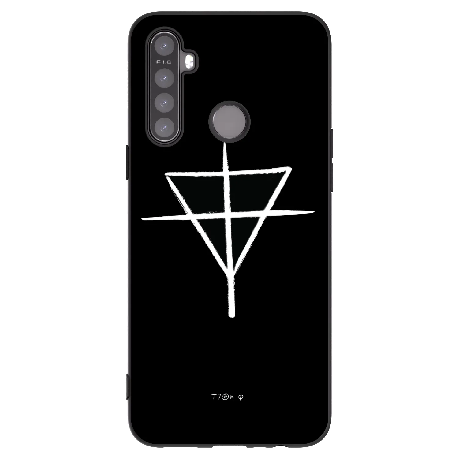 Picasee silikónový čierny obal pre Realme 6i - ONEMANSHOW THE GAME