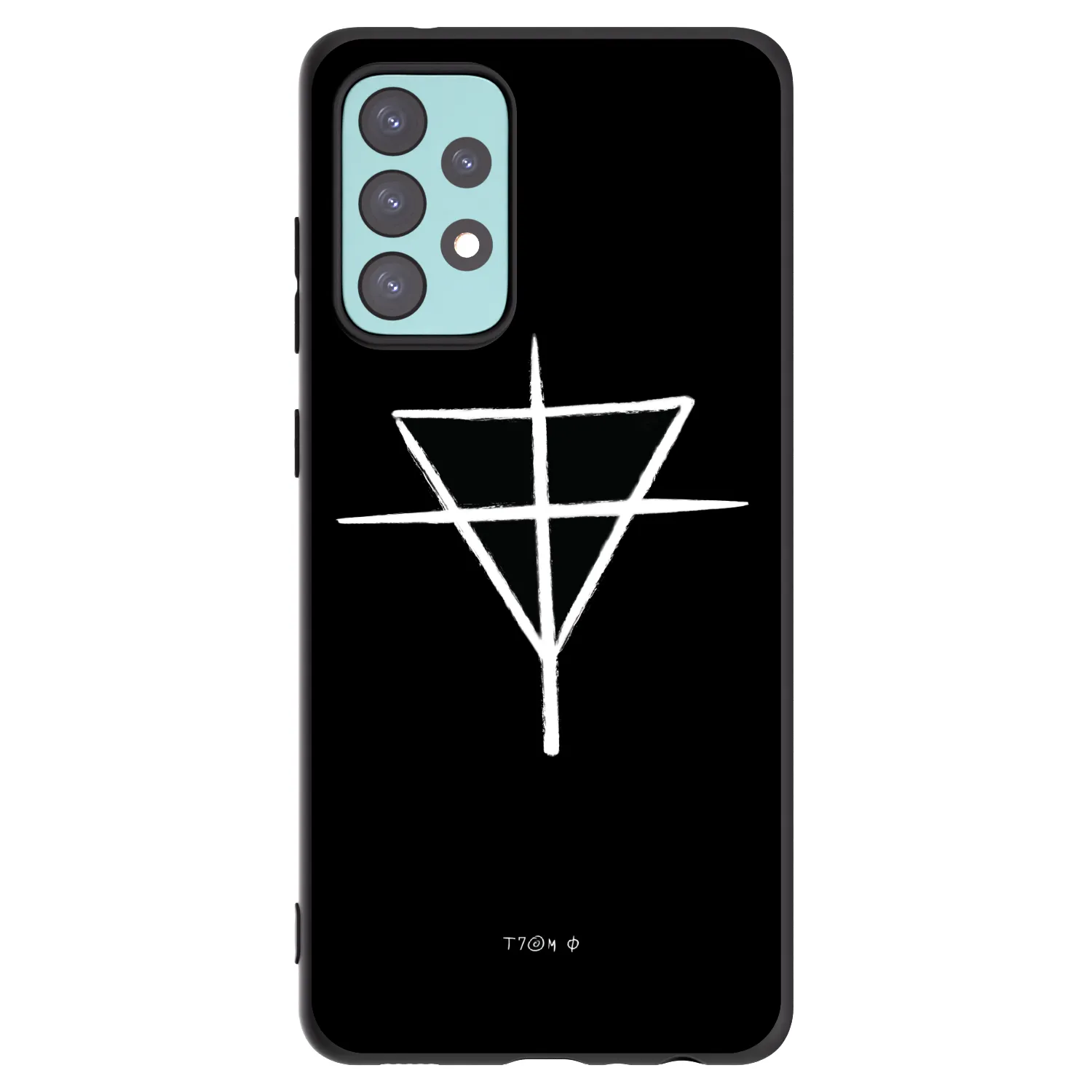 Picasee silikónový čierny obal pre Samsung Galaxy A72 A725F - ONEMANSHOW THE GAME