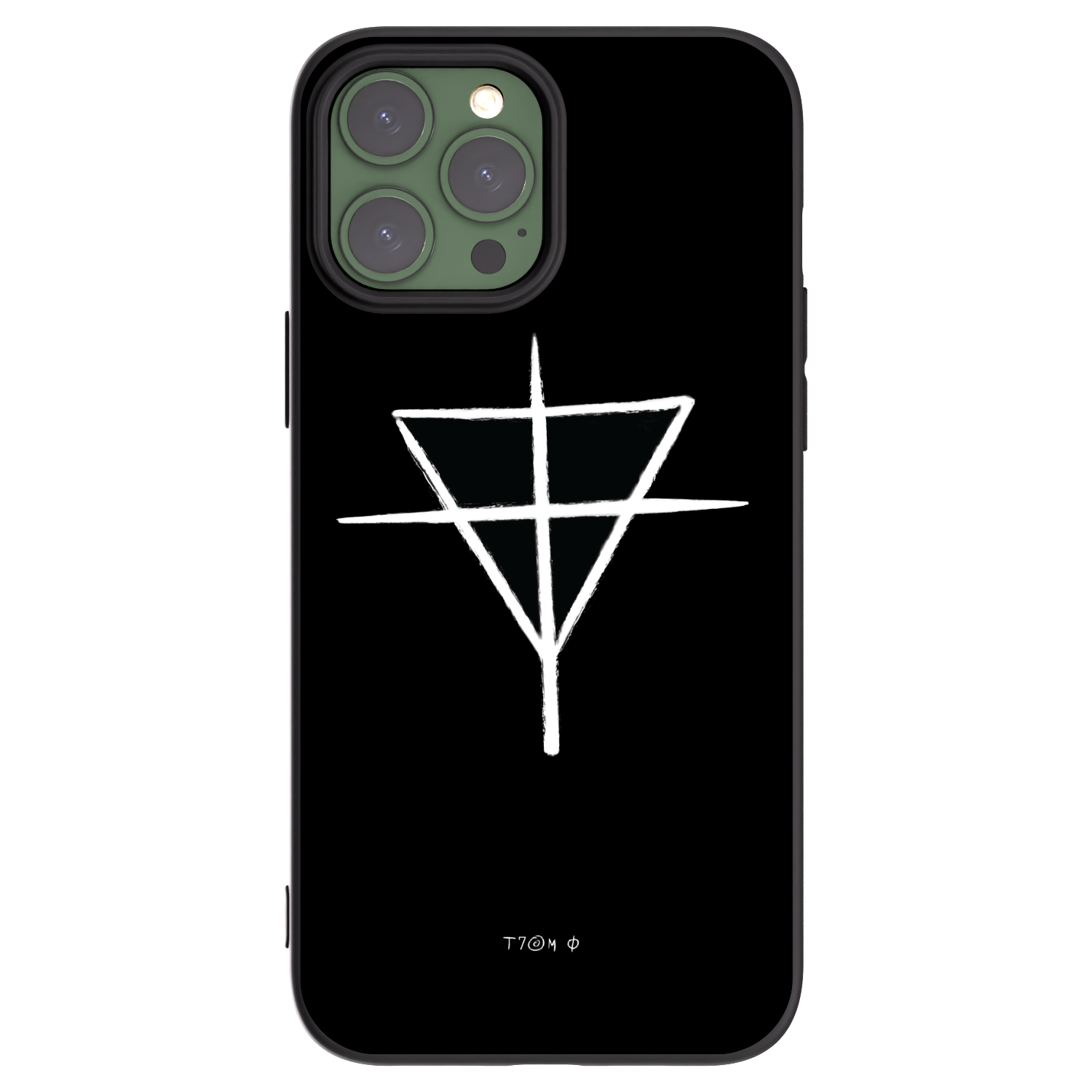 Silikónový čierny obal pre Apple iPhone 13 Pro Max - ONEMANSHOW THE GAME