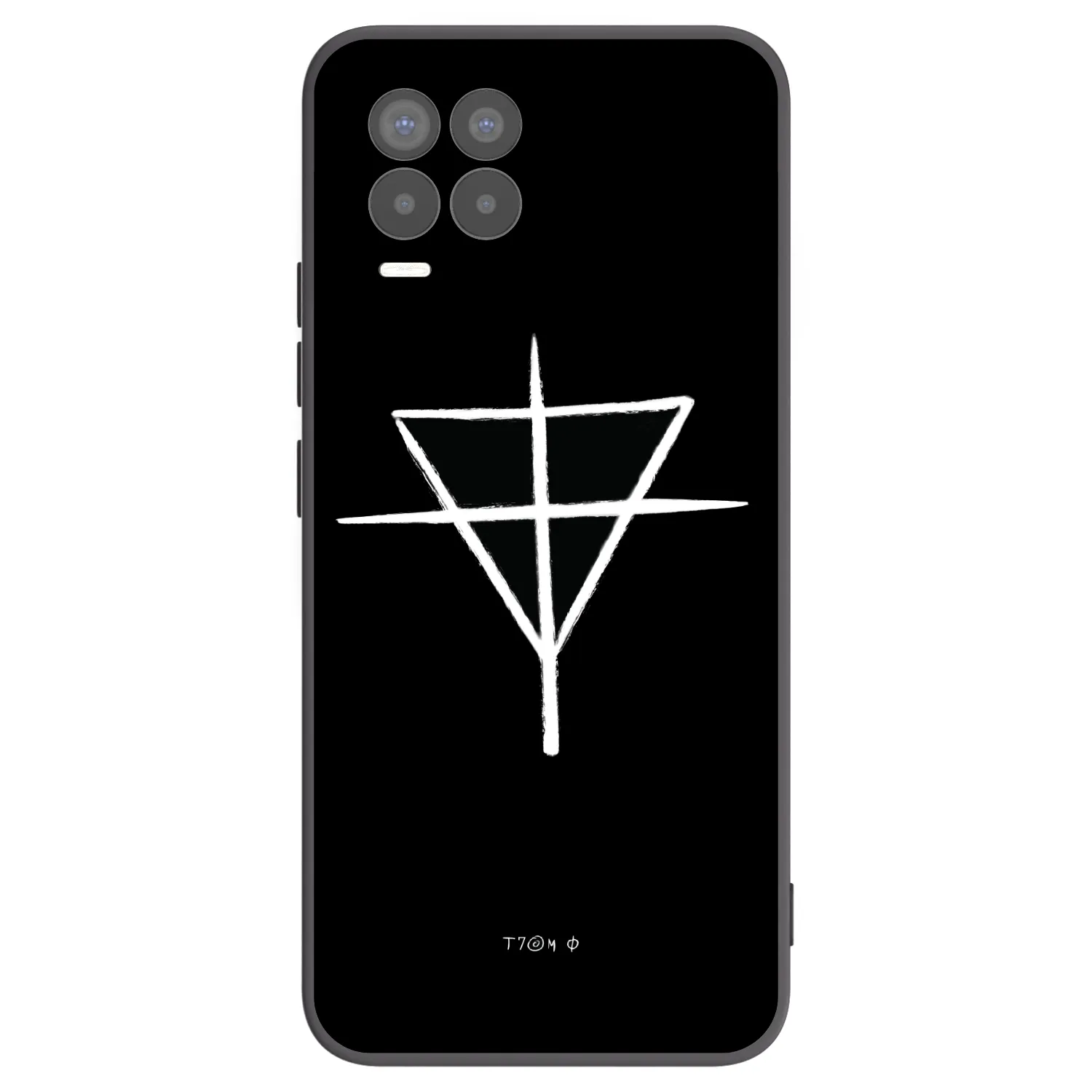 Picasee silikónový čierny obal pre Realme 8 4G - ONEMANSHOW THE GAME