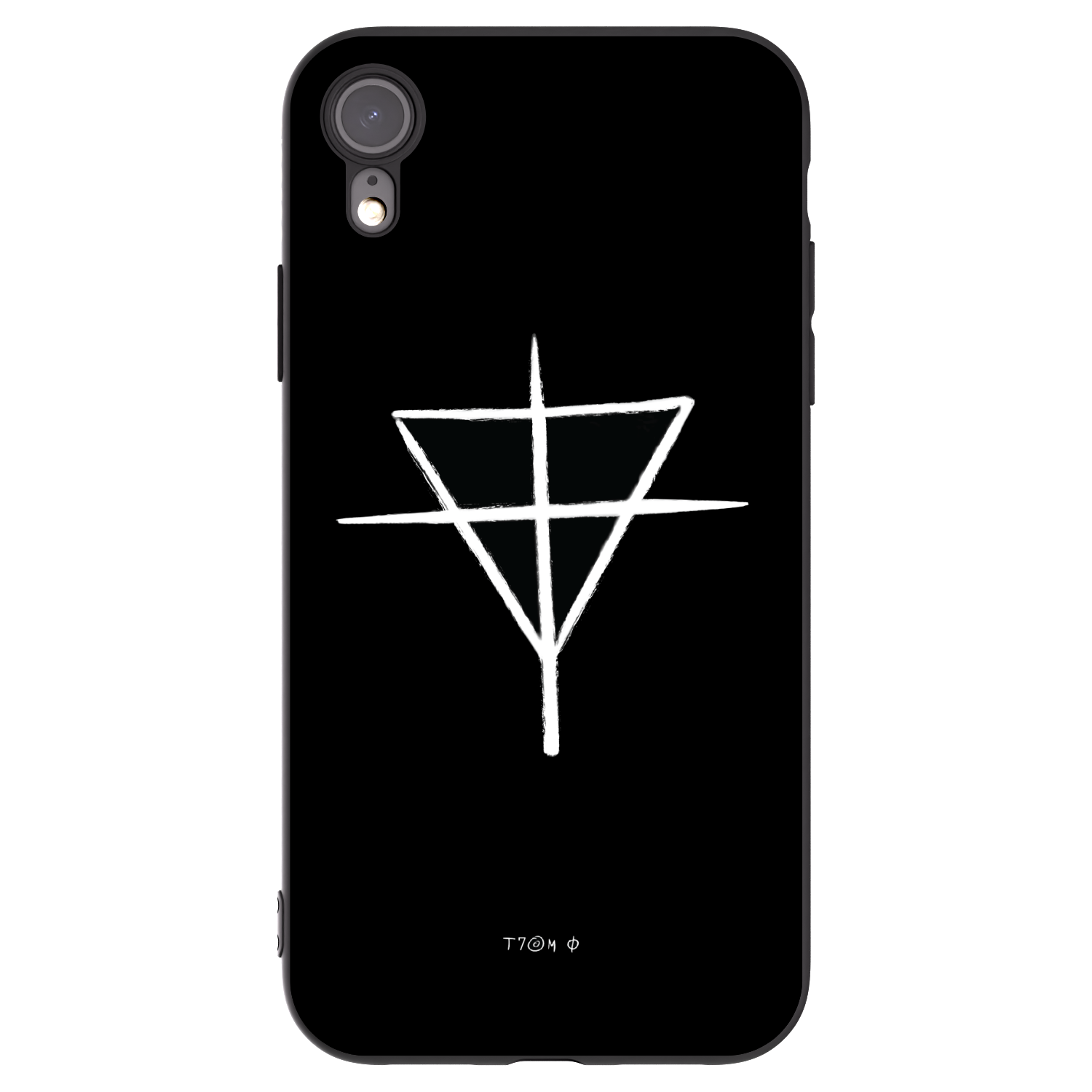 Picasee silikónový čierny obal pre Apple iPhone XR - ONEMANSHOW THE GAME