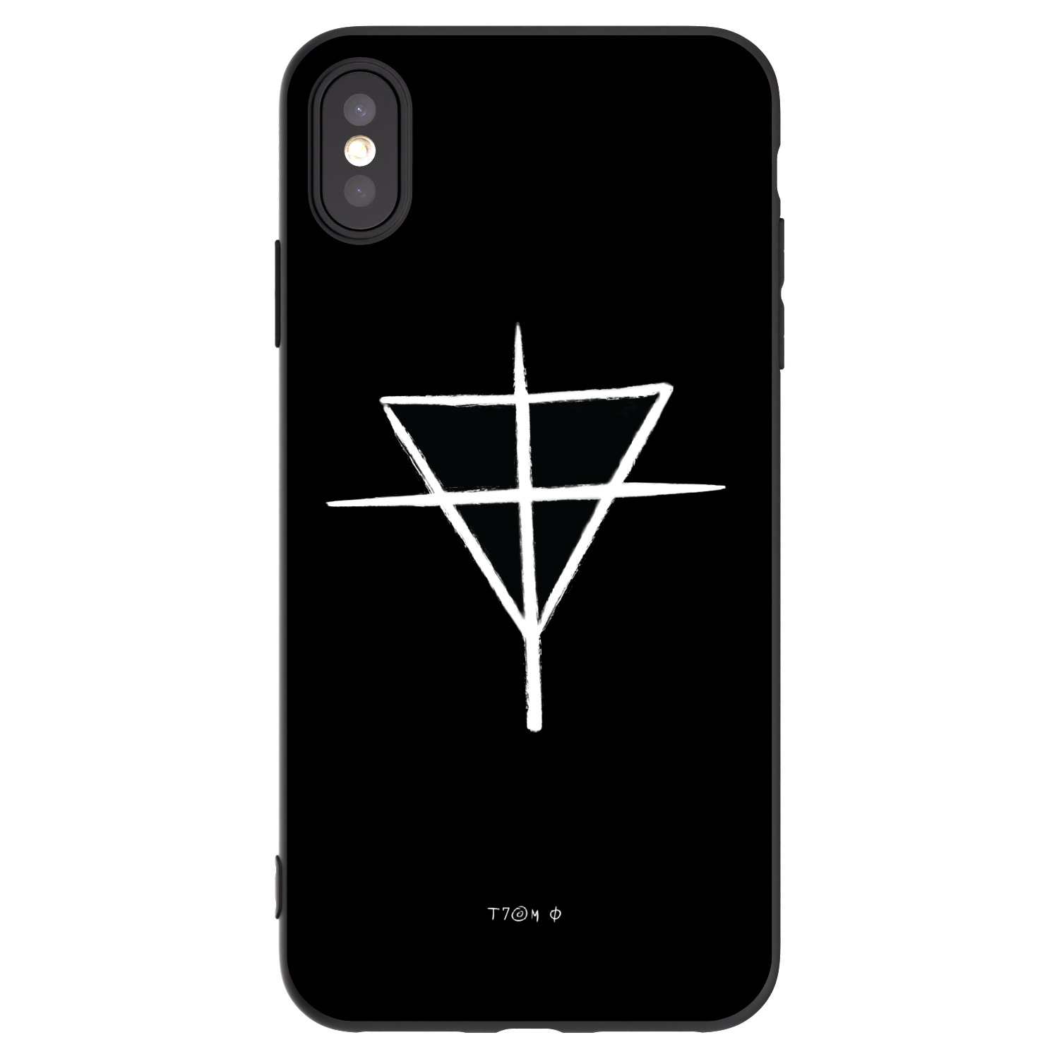 Picasee silikónový čierny obal pre Apple iPhone XS Max - ONEMANSHOW THE GAME