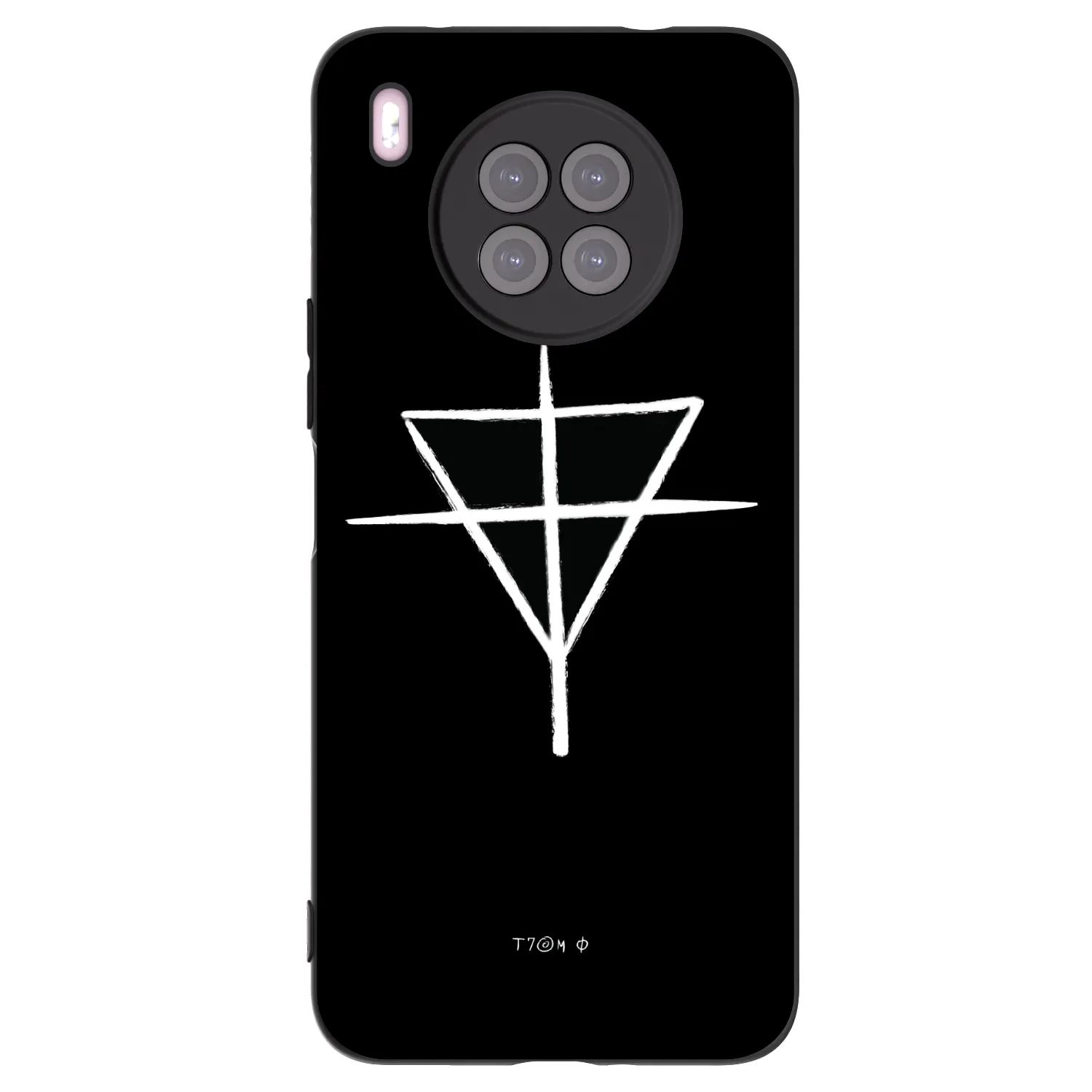 Picasee silikónový čierny obal pre Huawei Nova 8i - ONEMANSHOW THE GAME