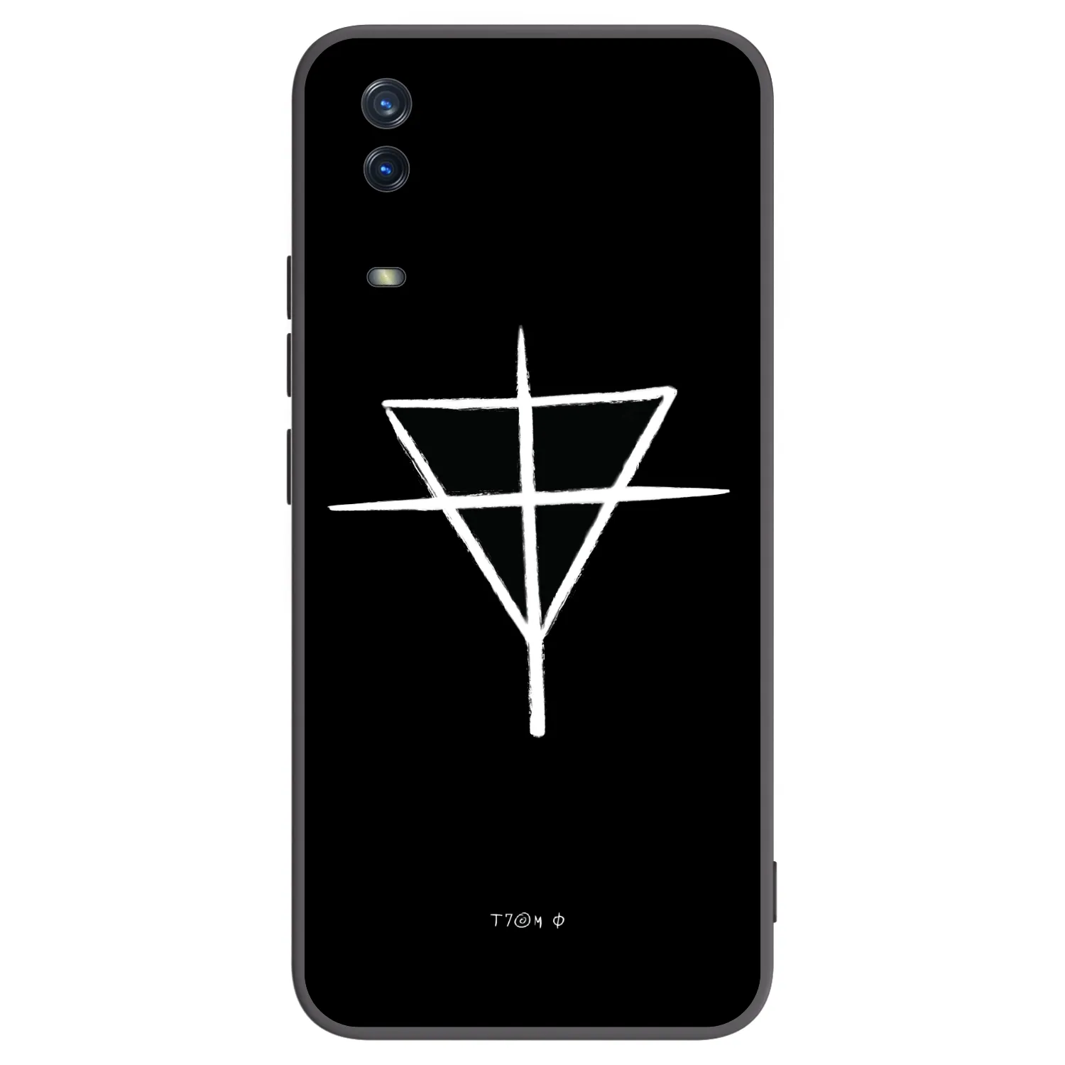 Picasee silikónový čierny obal pre Vivo Y11s - ONEMANSHOW THE GAME