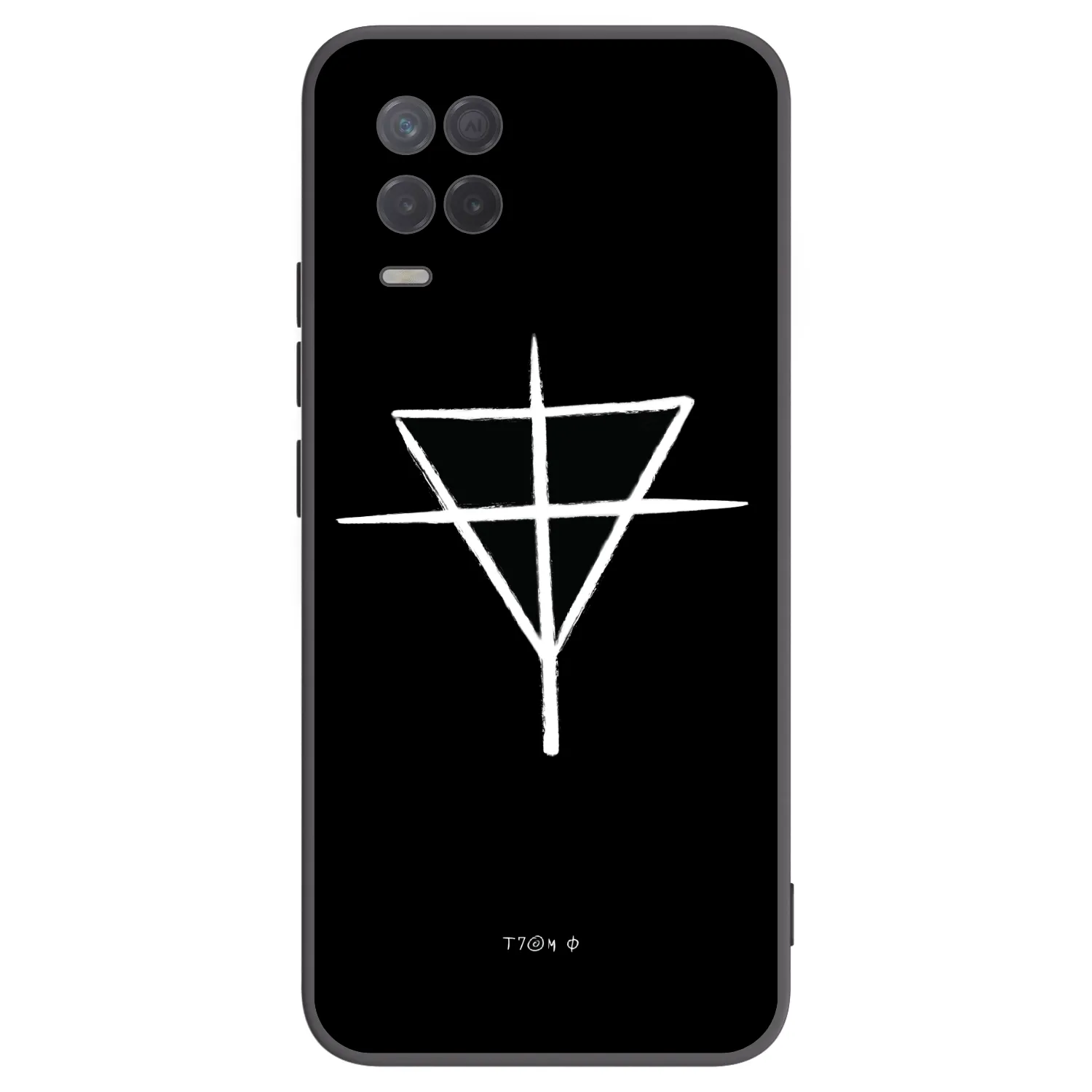 Picasee silikónový čierny obal pre Realme 8 5G - ONEMANSHOW THE GAME