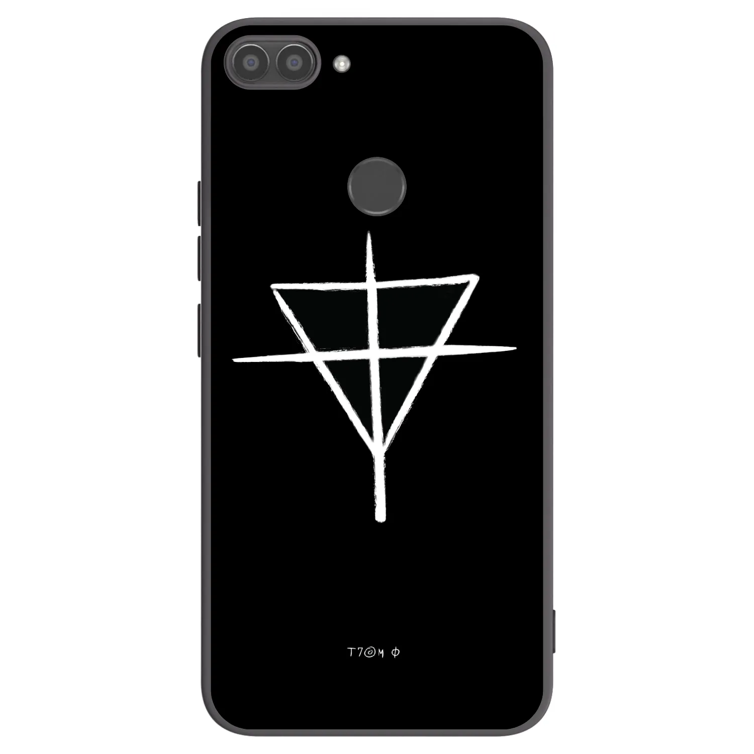 Picasee silikónový čierny obal pre Huawei P Smart - ONEMANSHOW THE GAME