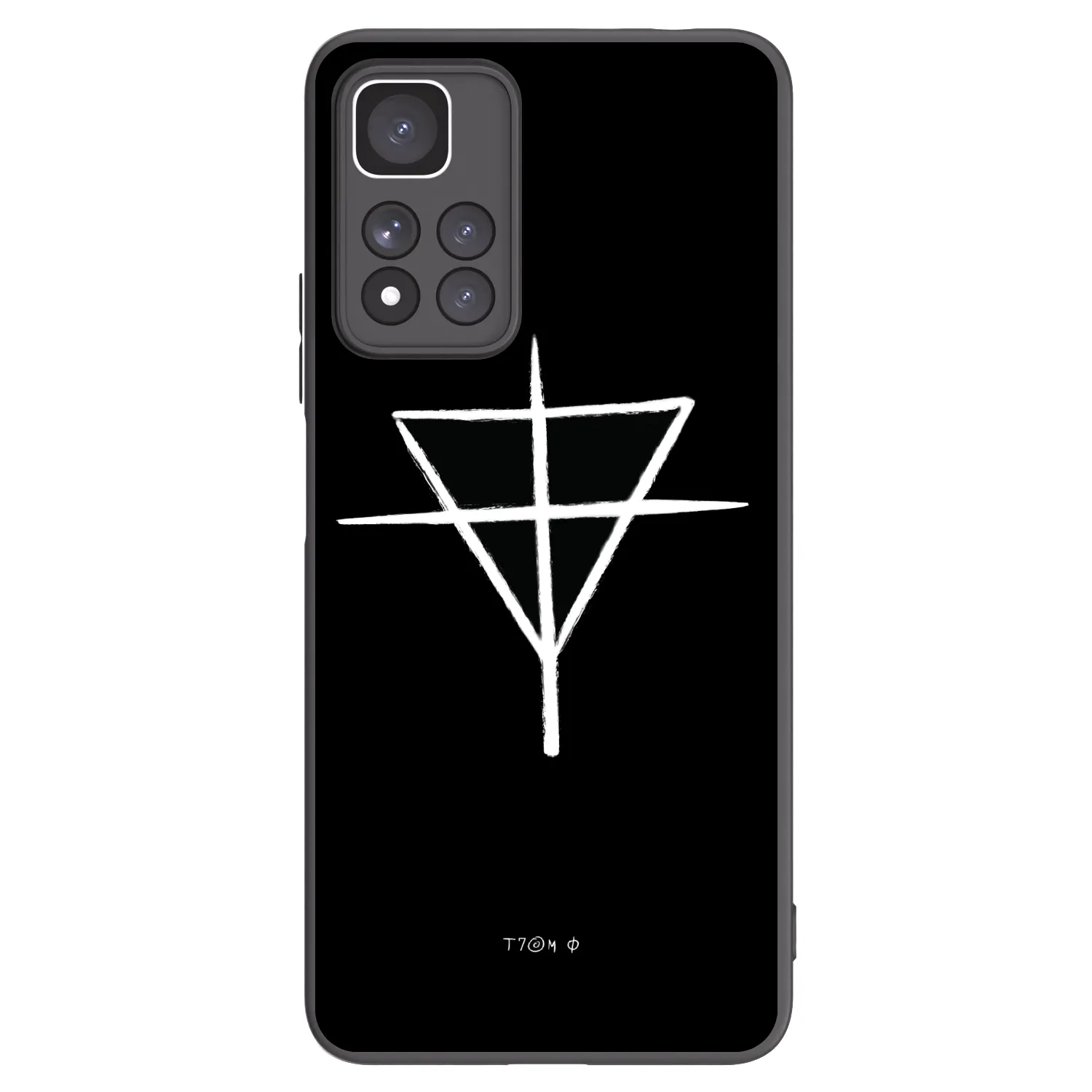 Picasee silikónový čierny obal pre Xiaomi Redmi Note 11 Pro+ 5G - ONEMANSHOW THE GAME