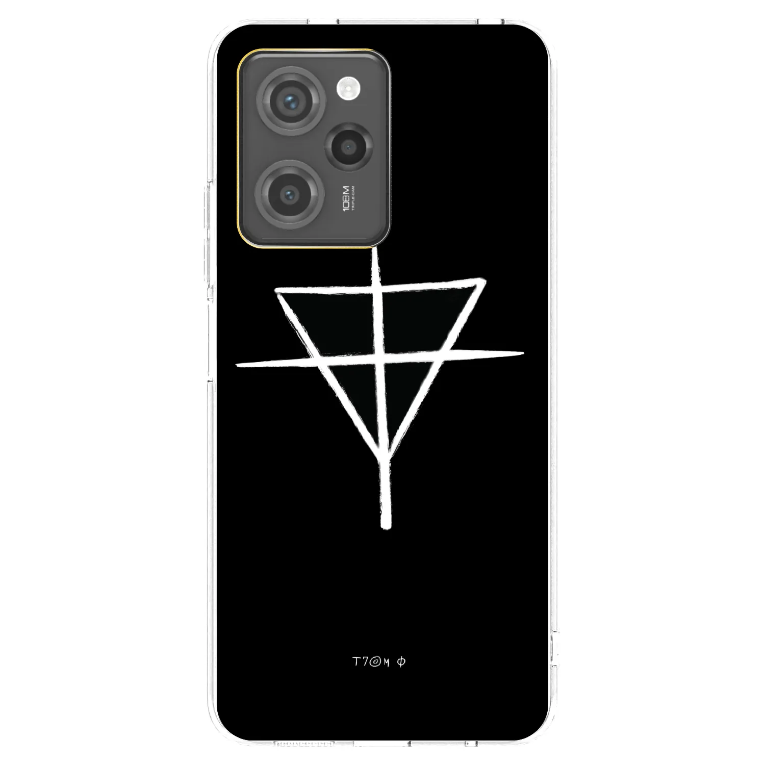 Picasee silikónový čierny obal pre Xiaomi Poco X5 Pro - ONEMANSHOW THE GAME