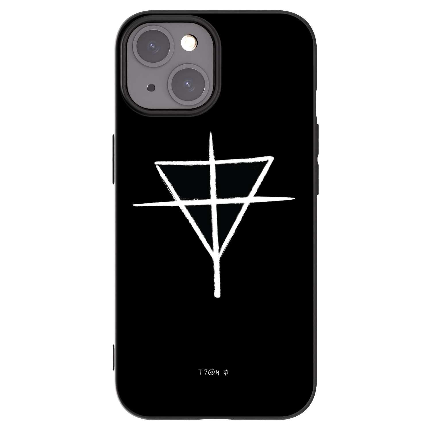 Silikónový čierny obal pre Apple iPhone 15 - ONEMANSHOW THE GAME