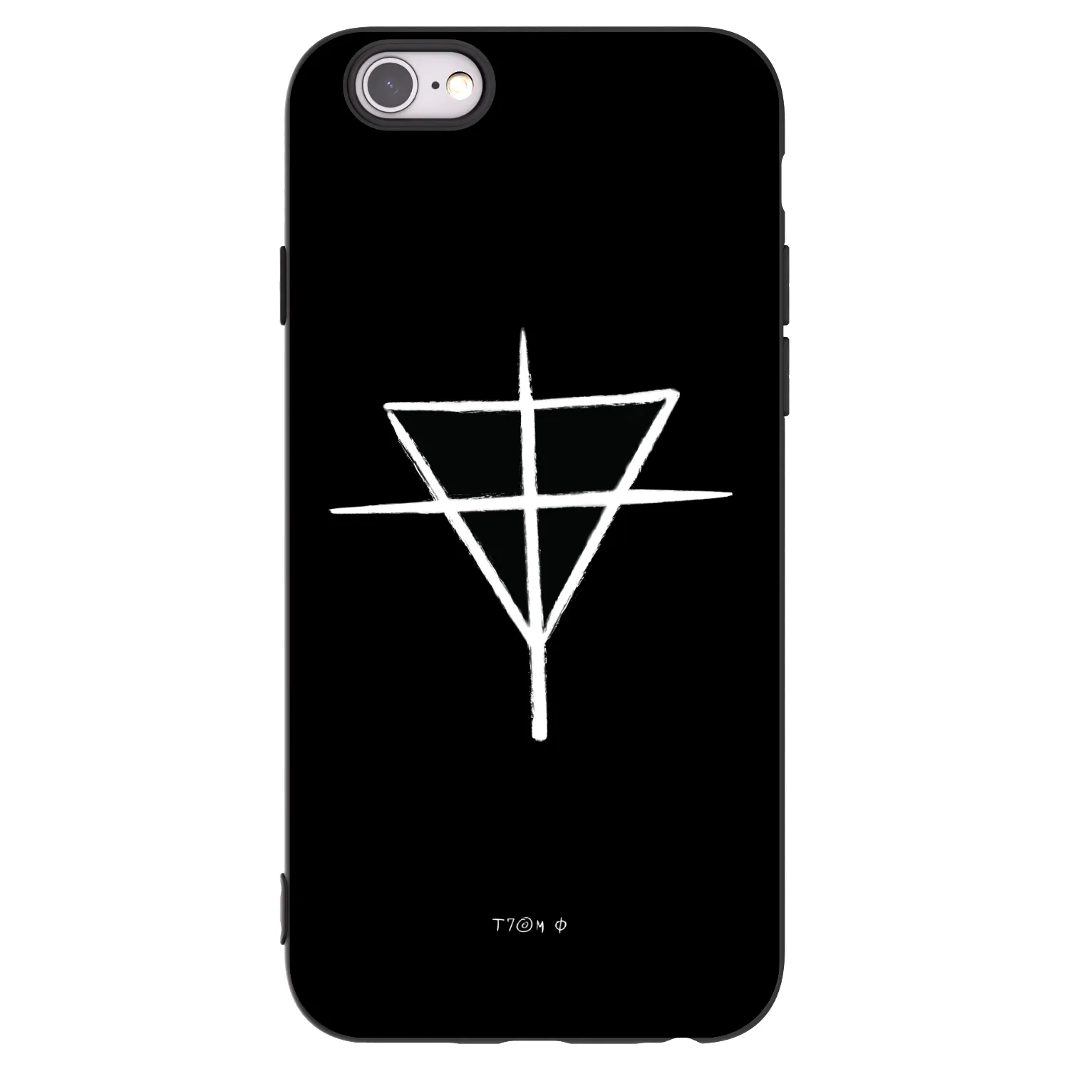 Picasee silikónový čierny obal pre Apple iPhone 6/6S - ONEMANSHOW THE GAME