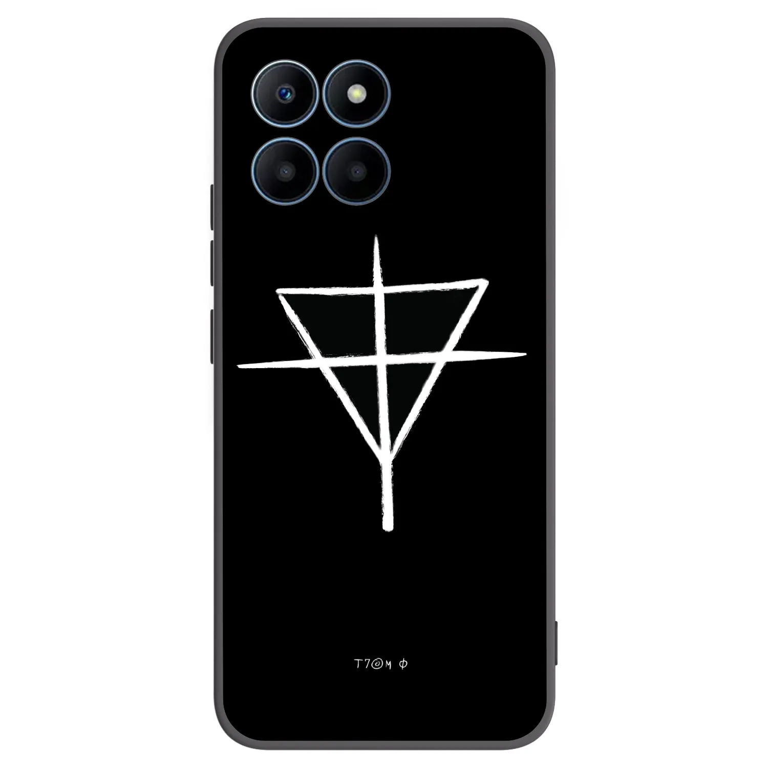 Picasee silikónový čierny obal pre Honor 70 Lite - ONEMANSHOW THE GAME