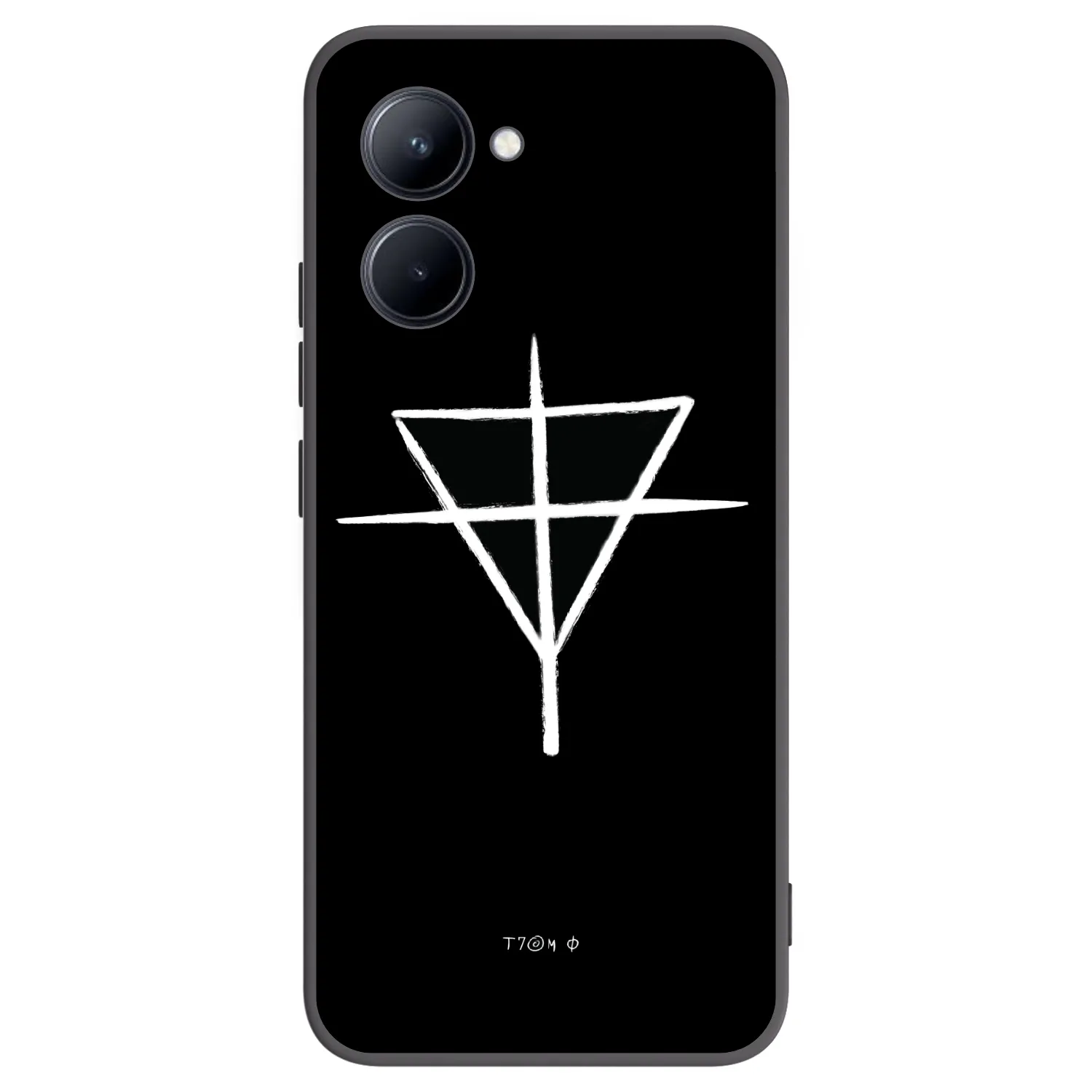 Picasee silikónový čierny obal pre Realme C33 (2023) - ONEMANSHOW THE GAME