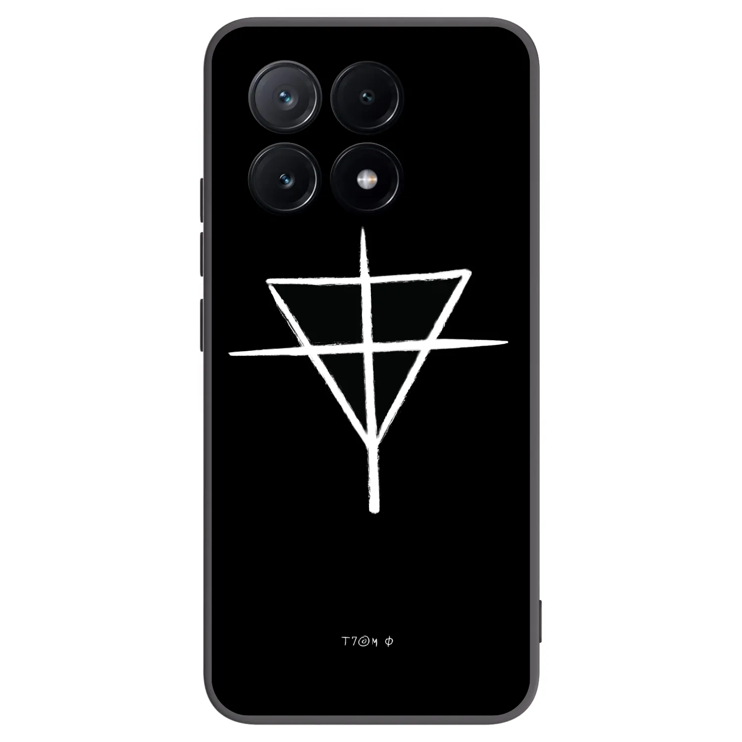Picasee silikónový čierny obal pre Xiaomi Poco X6 Pro - ONEMANSHOW THE GAME