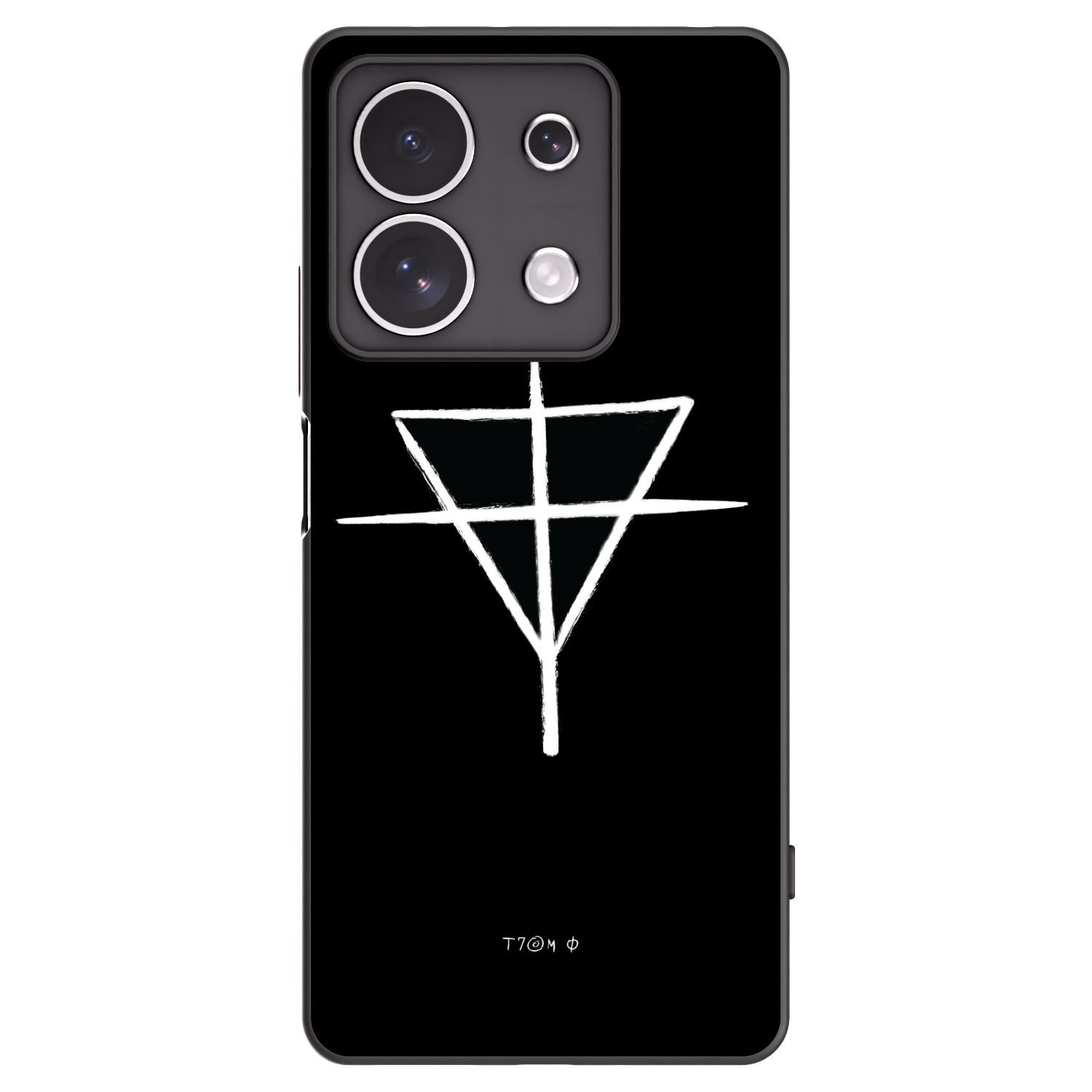 Picasee silikónový čierny obal pre Xiaomi Redmi Note 13 4G - ONEMANSHOW THE GAME