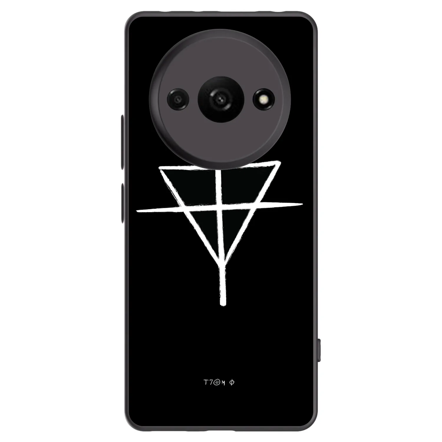 Picasee silikónový čierny obal pre Xiaomi Redmi A3 - ONEMANSHOW THE GAME