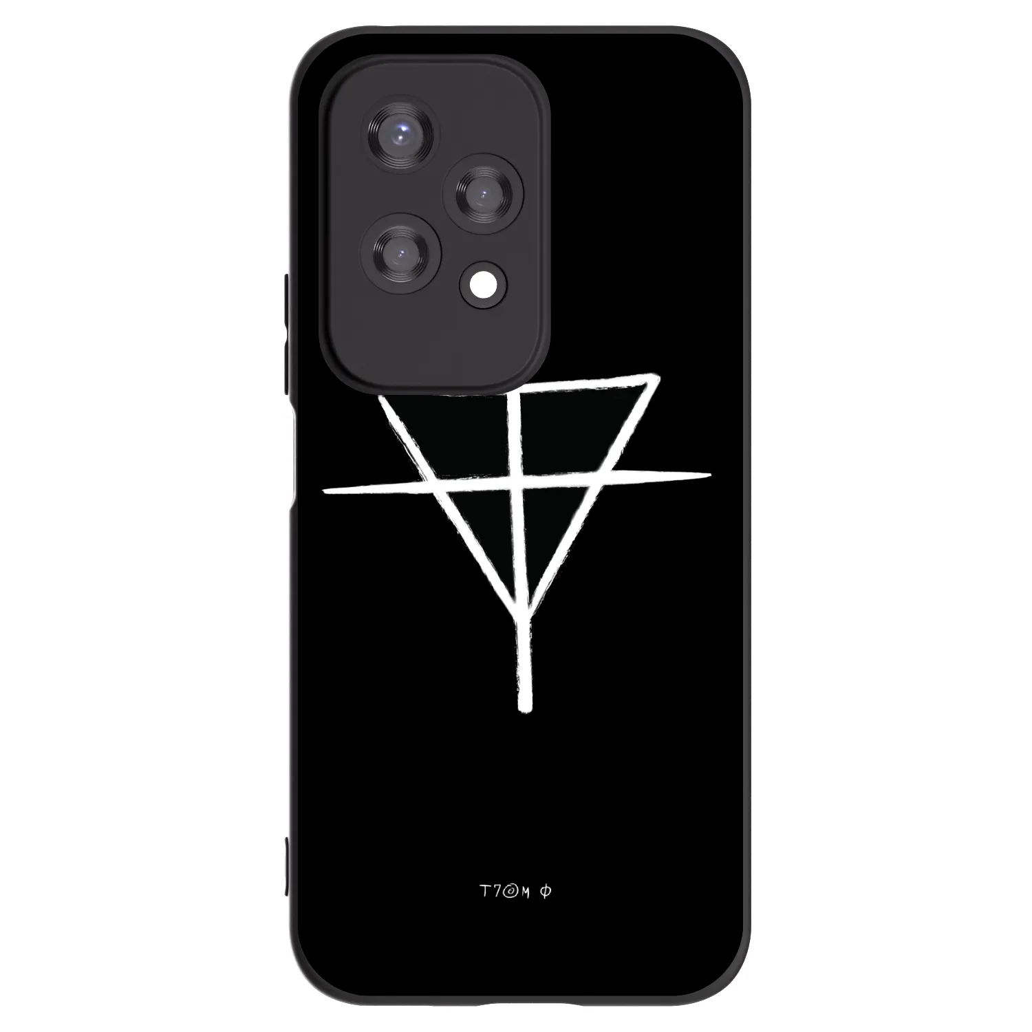 Silikónový čierny obal pre Honor 200 Lite - ONEMANSHOW THE GAME