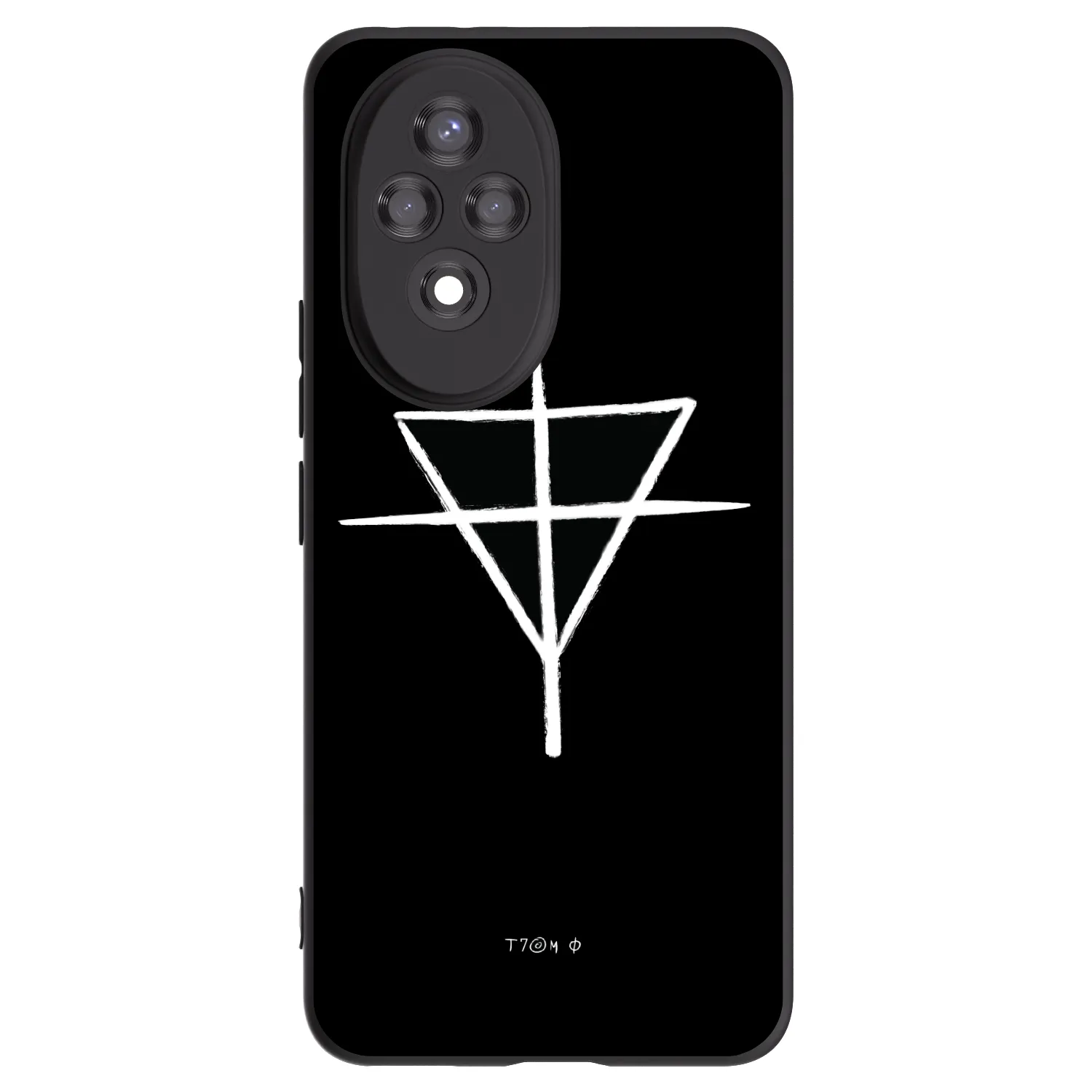 Picasee silikónový čierny obal pre Honor 200 Pro 5G - ONEMANSHOW THE GAME