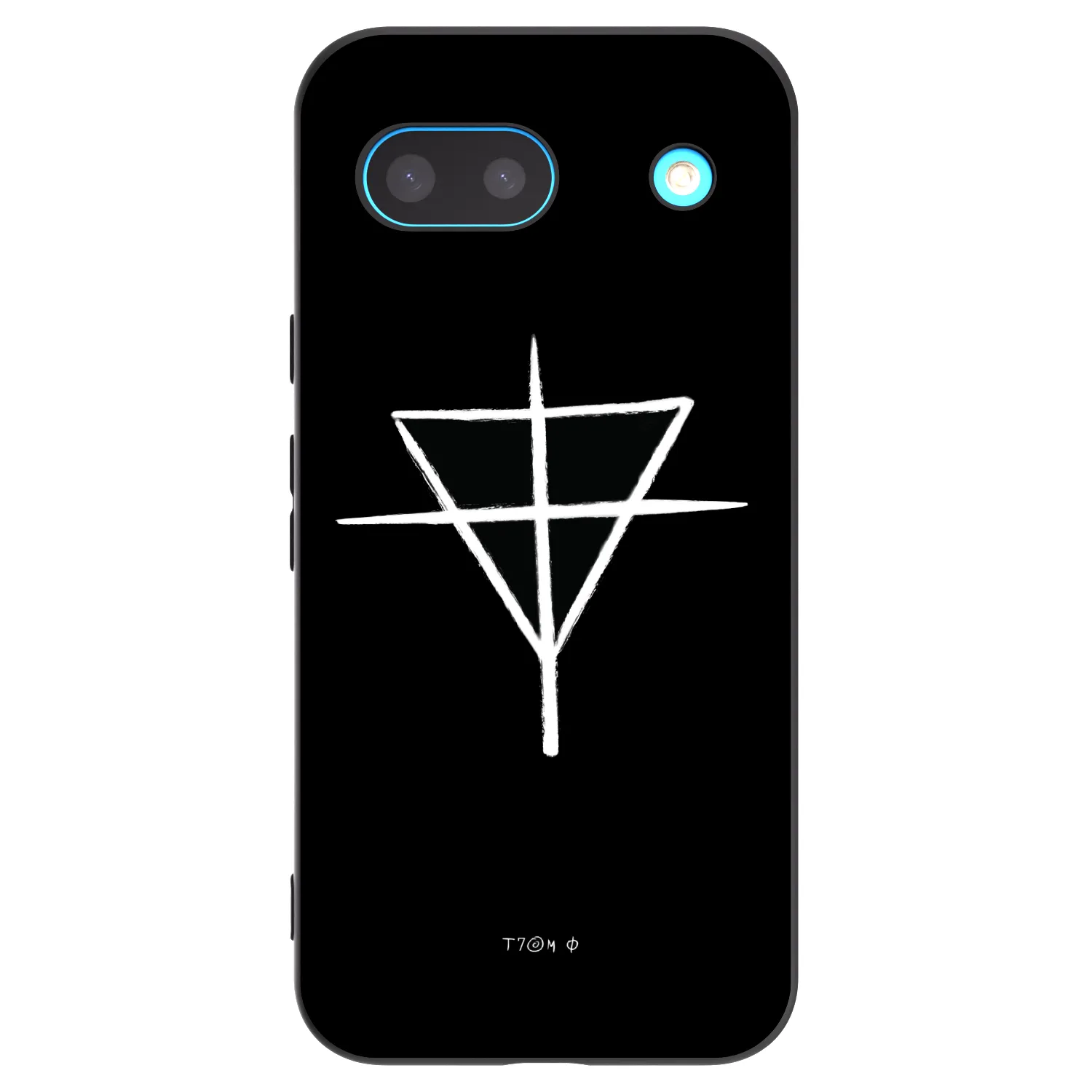 Picasee silikónový čierny obal pre Google Pixel 8a - ONEMANSHOW THE GAME