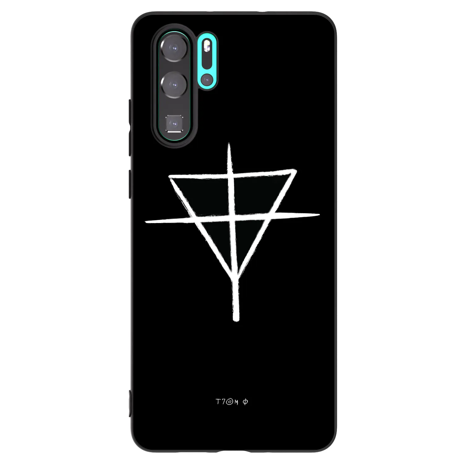 Picasee silikónový čierny obal pre Huawei P30 Pro - ONEMANSHOW THE GAME