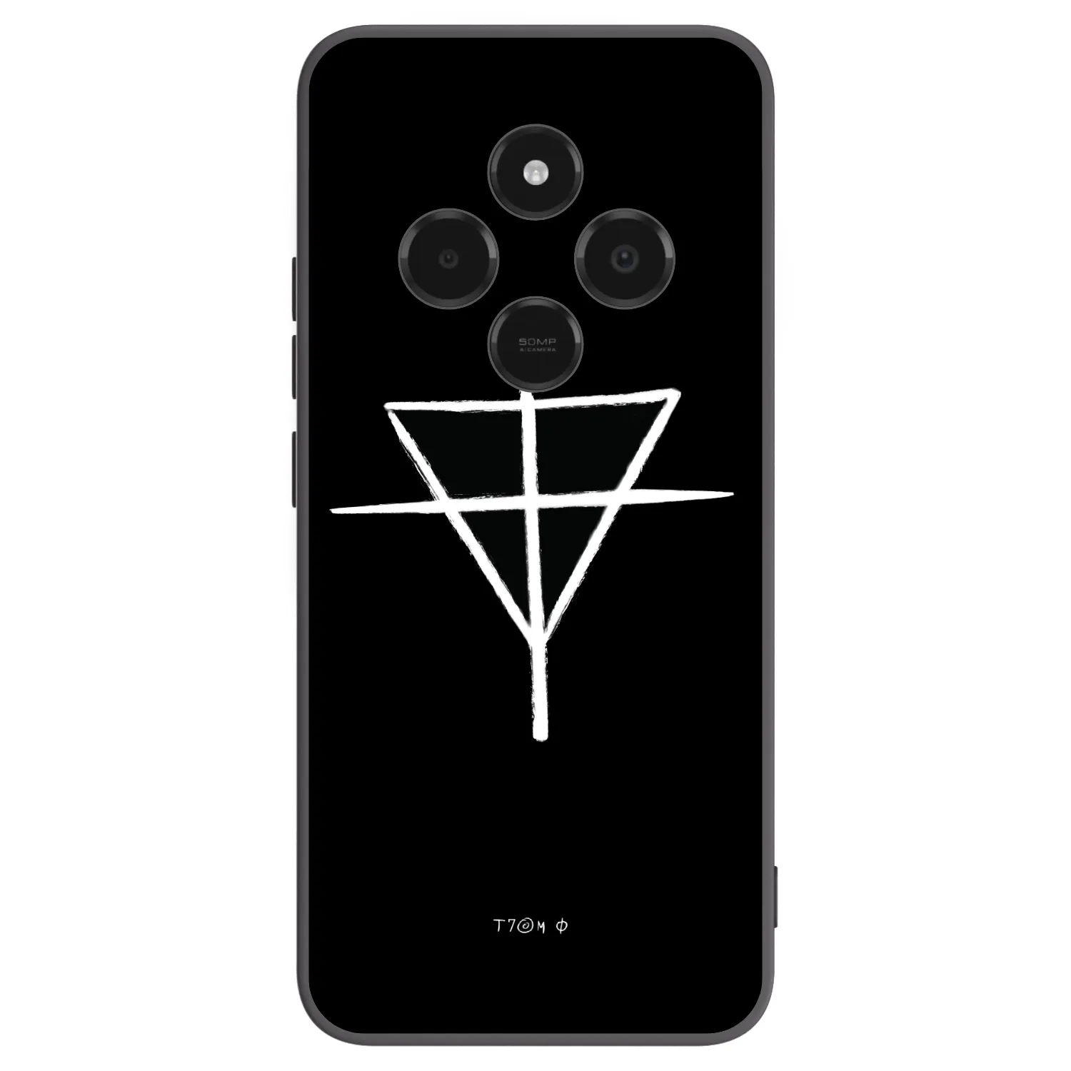 Picasee silikónový čierny obal pre Xiaomi Poco C75 - ONEMANSHOW THE GAME