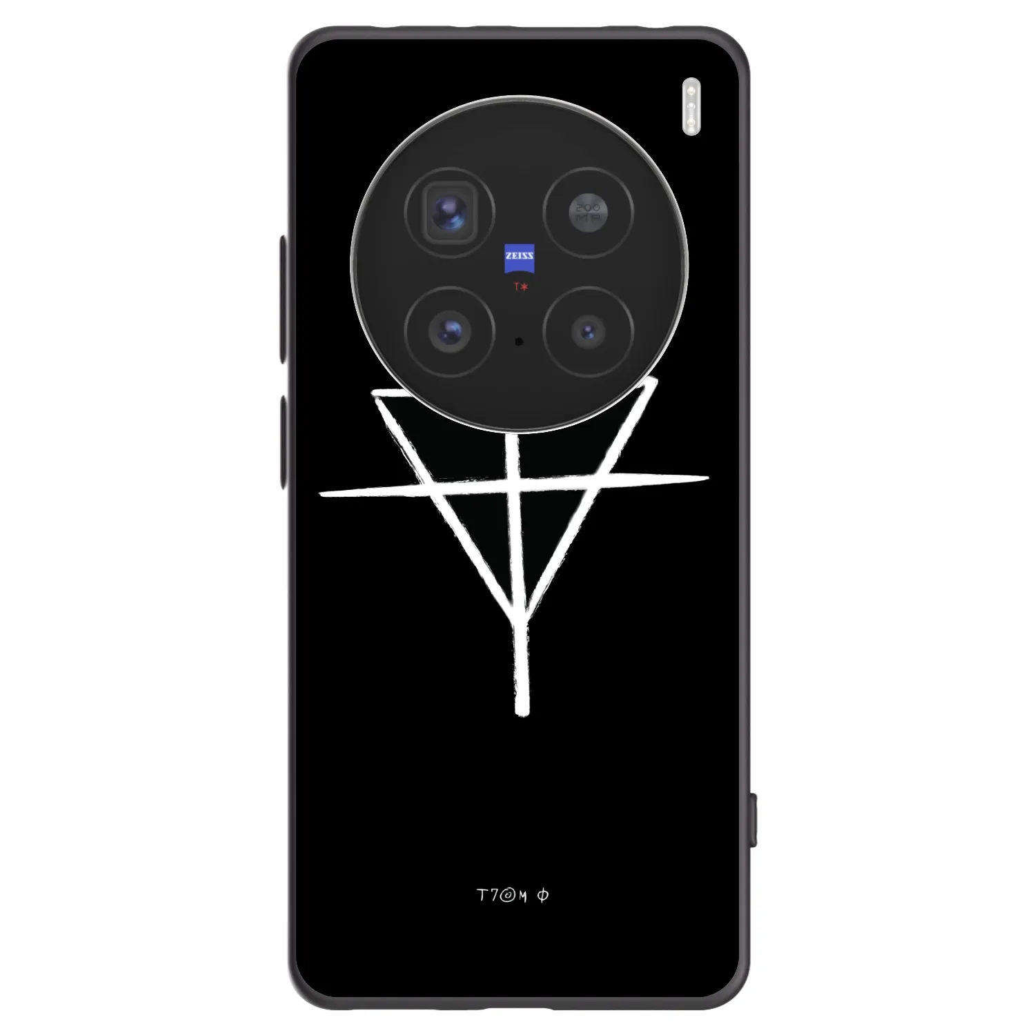 Picasee silikónový čierny obal pre Vivo X200 Pro - ONEMANSHOW THE GAME