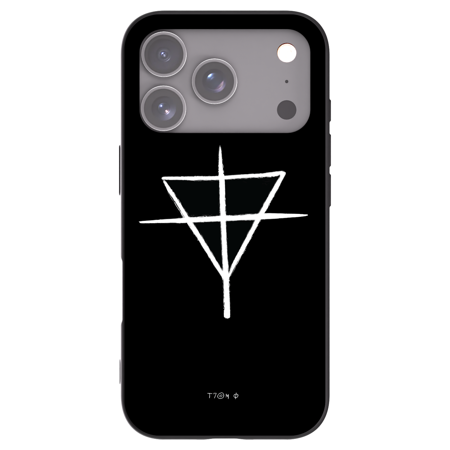 Picasee silikónový čierny obal pre Apple iPhone 17 Pro - ONEMANSHOW THE GAME
