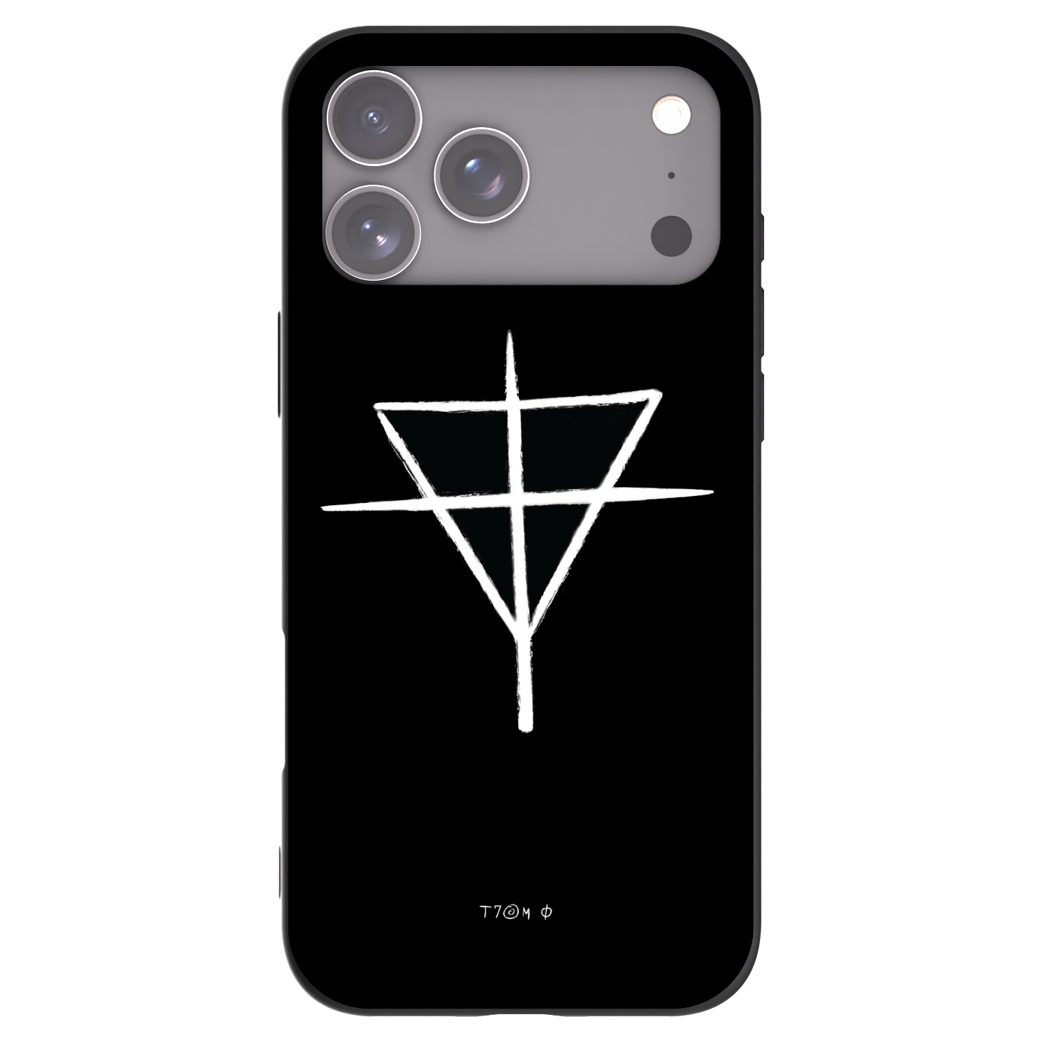 Picasee silikónový čierny obal pre Apple iPhone 17 Pro Max - ONEMANSHOW THE GAME