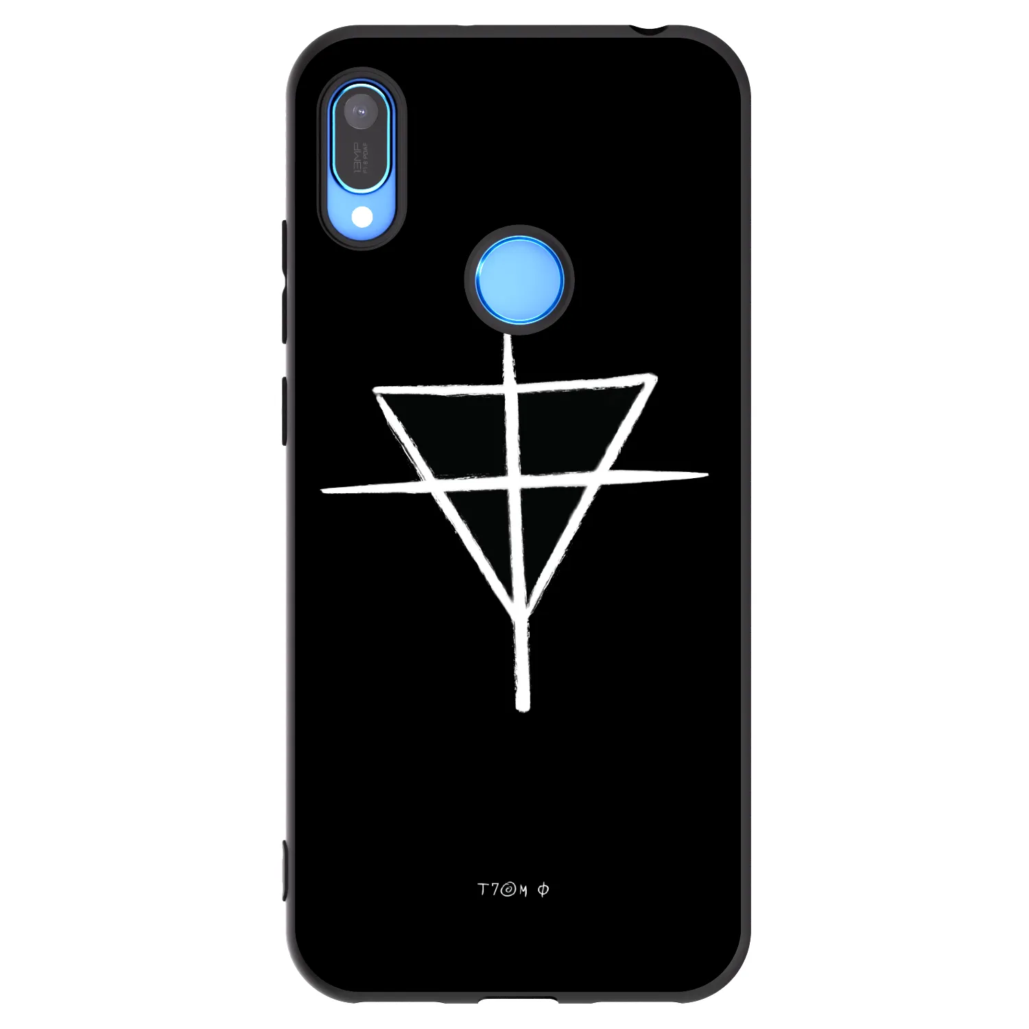 Picasee silikónový čierny obal pre Huawei Y6 2019 - ONEMANSHOW THE GAME