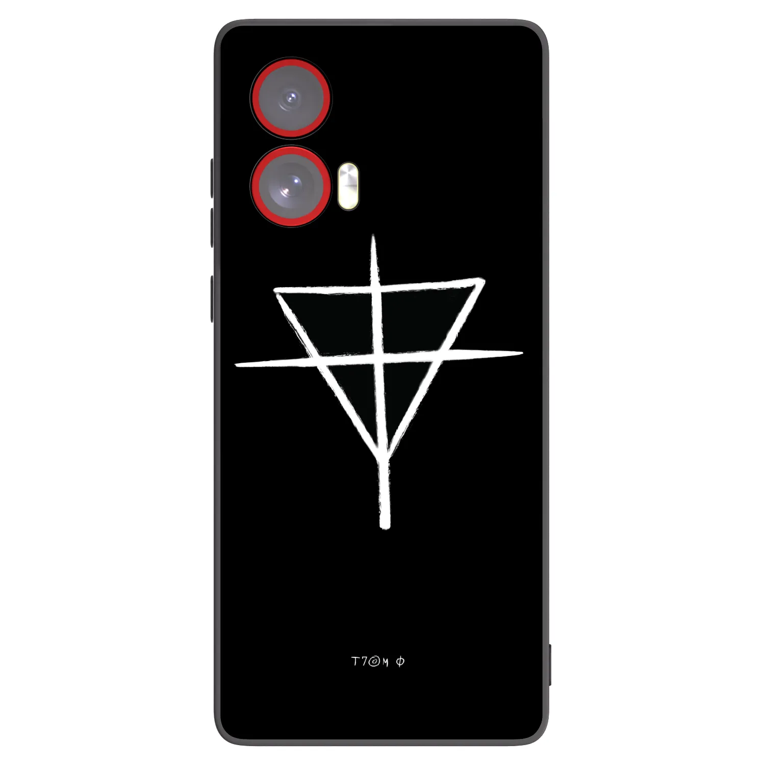 Silikónový čierny obal pre Motorola Edge 50 Fusion - ONEMANSHOW THE GAME