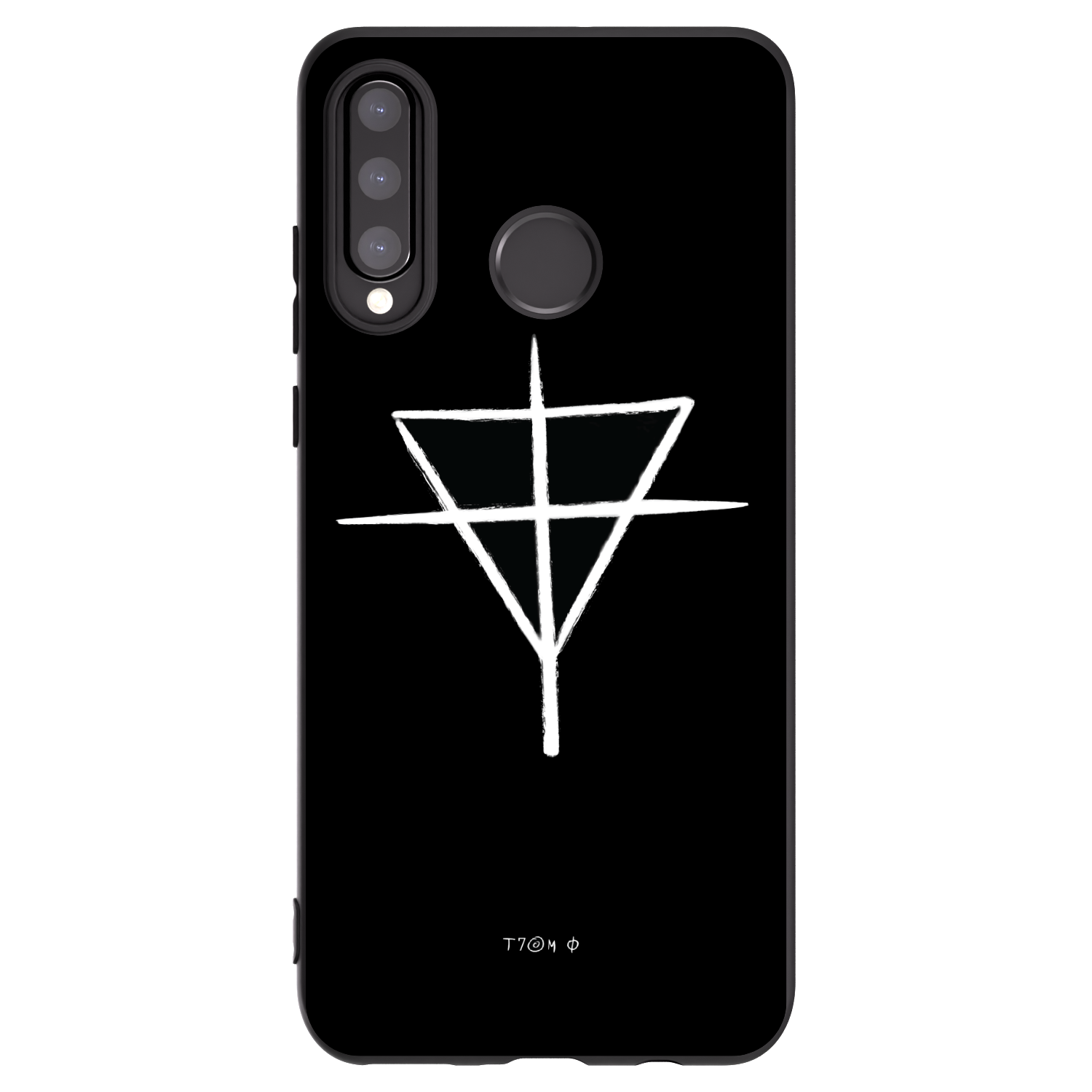 Picasee silikónový čierny obal pre Huawei P30 Lite - ONEMANSHOW THE GAME
