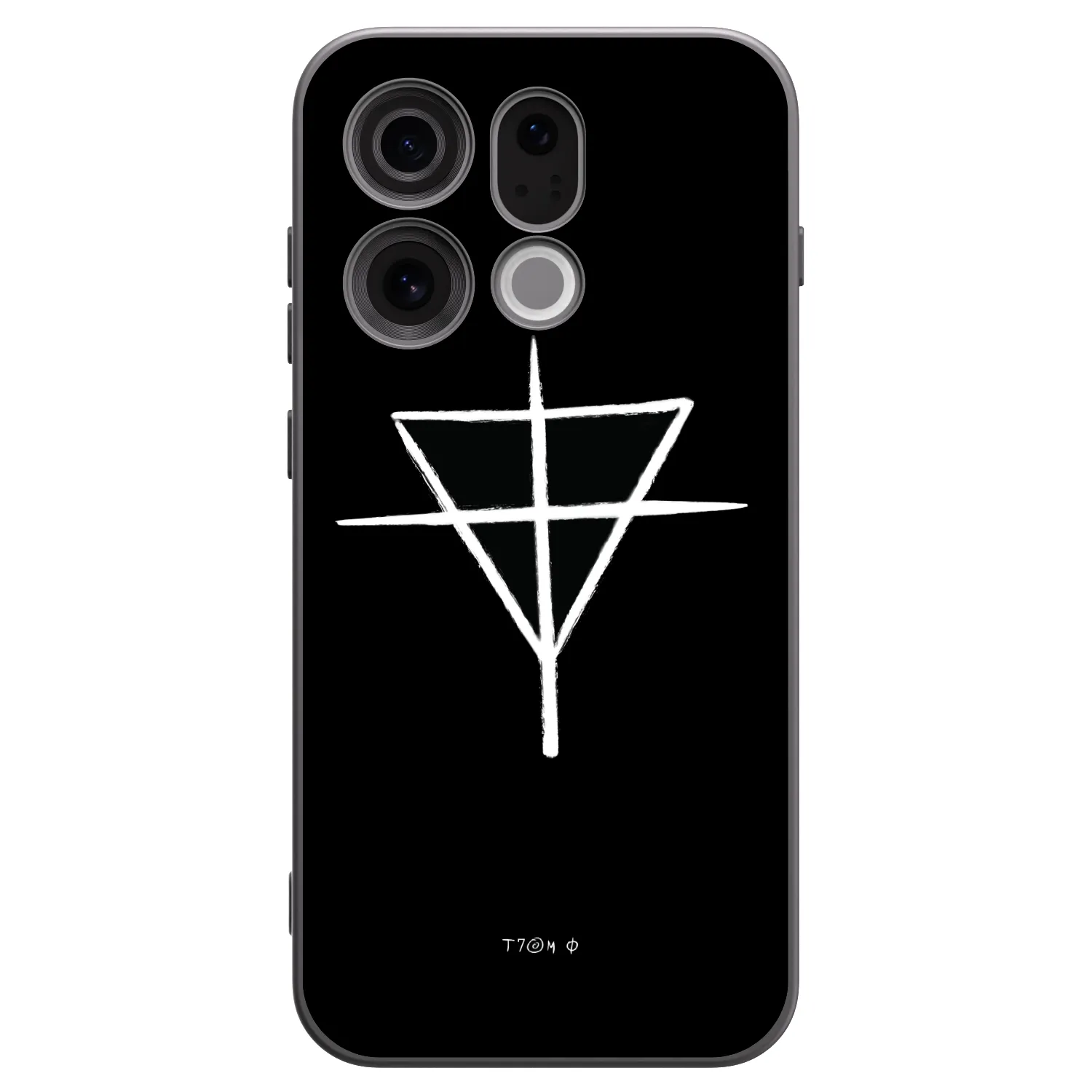 Picasee silikónový čierny obal pre OPPO Find X9 - ONEMANSHOW THE GAME
