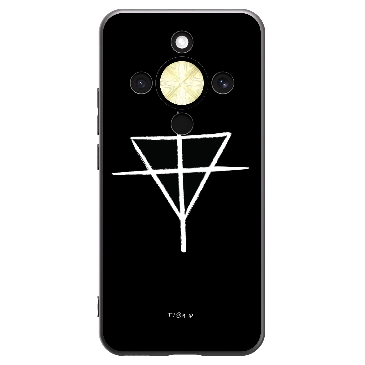 Picasee silikónový čierny obal pre Honor Magic8 Lite 5G - ONEMANSHOW THE GAME