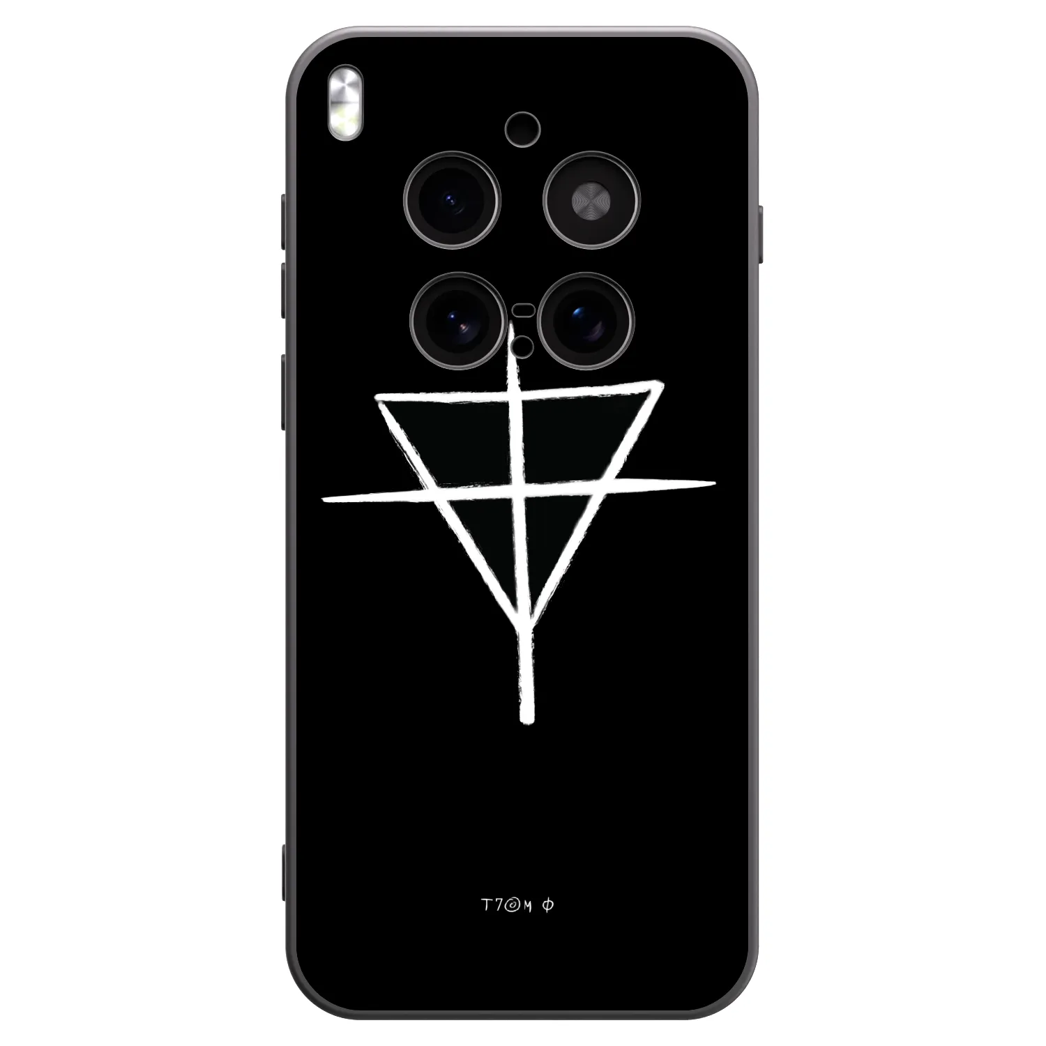 Picasee silikónový čierny obal pre Vivo X300 Pro - ONEMANSHOW THE GAME