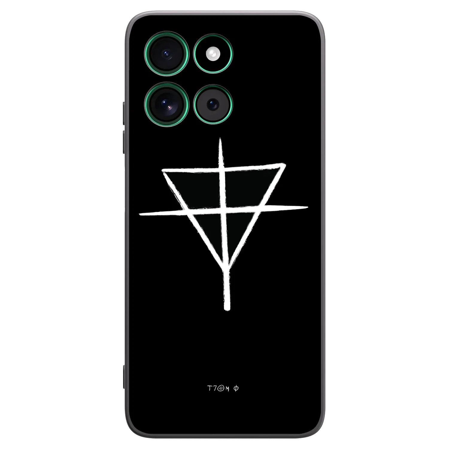 Picasee silikónový čierny obal pre Motorola Moto G57 Power - ONEMANSHOW THE GAME