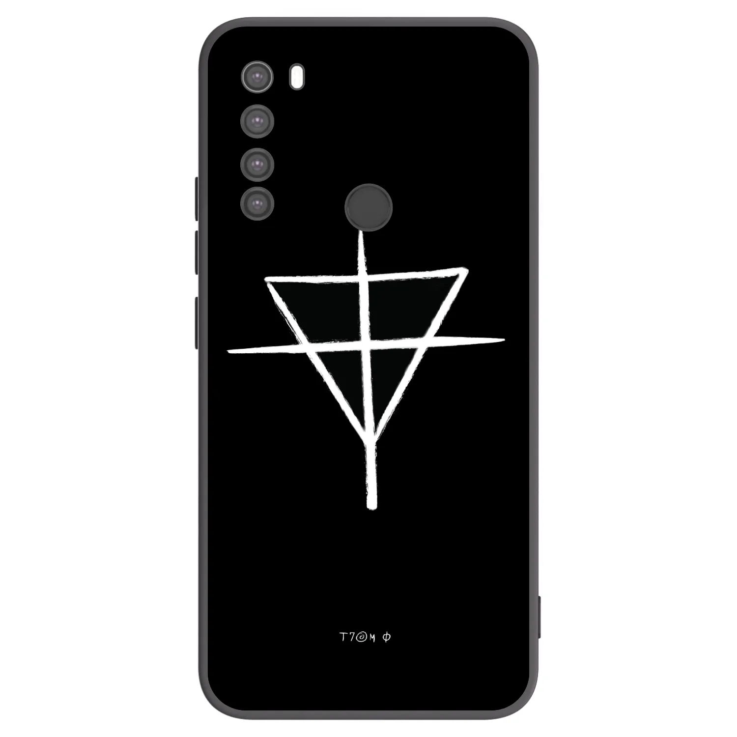 Picasee silikónový čierny obal pre Xiaomi Redmi Note 8 - ONEMANSHOW THE GAME