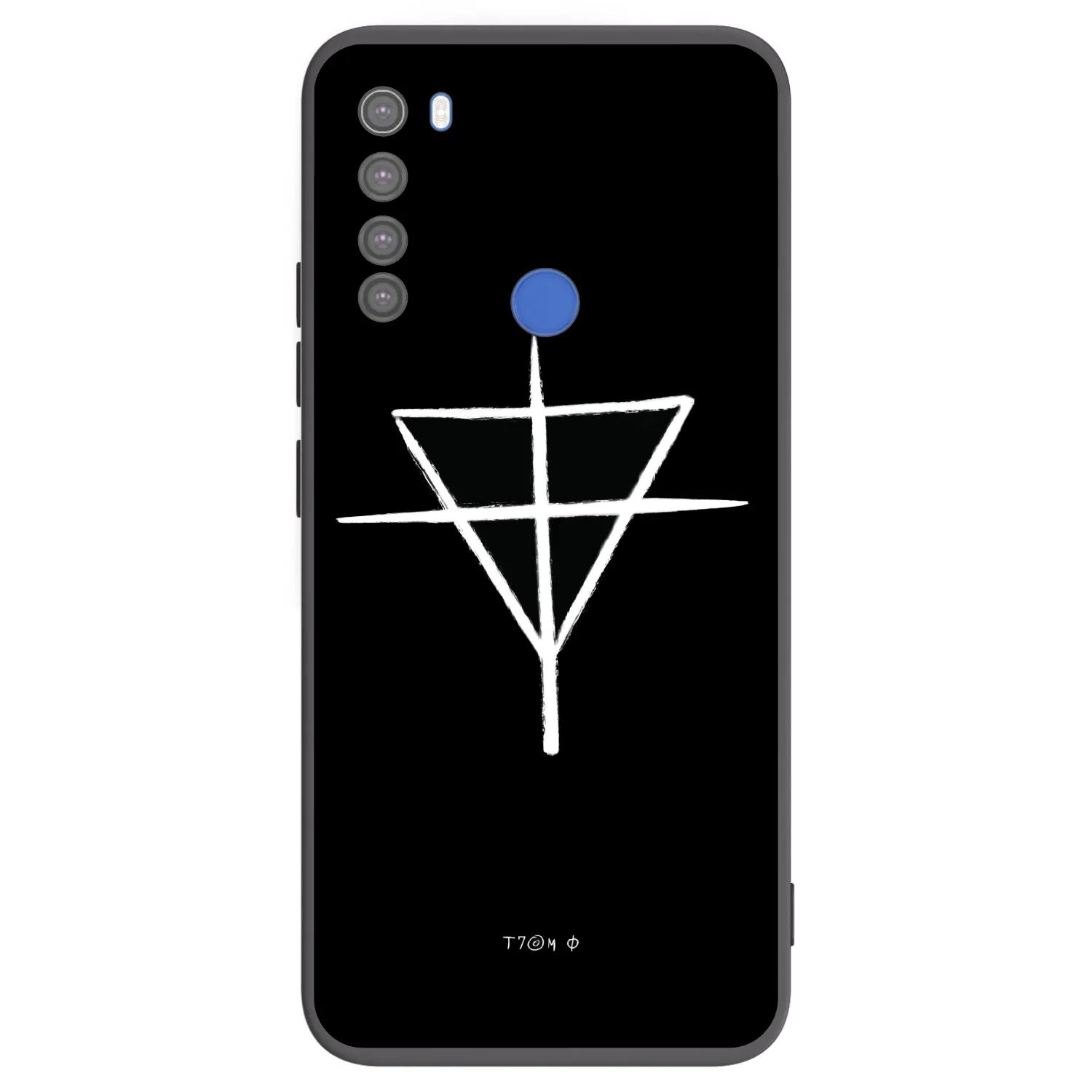 Picasee silikónový čierny obal pre Xiaomi Redmi Note 8T - ONEMANSHOW THE GAME