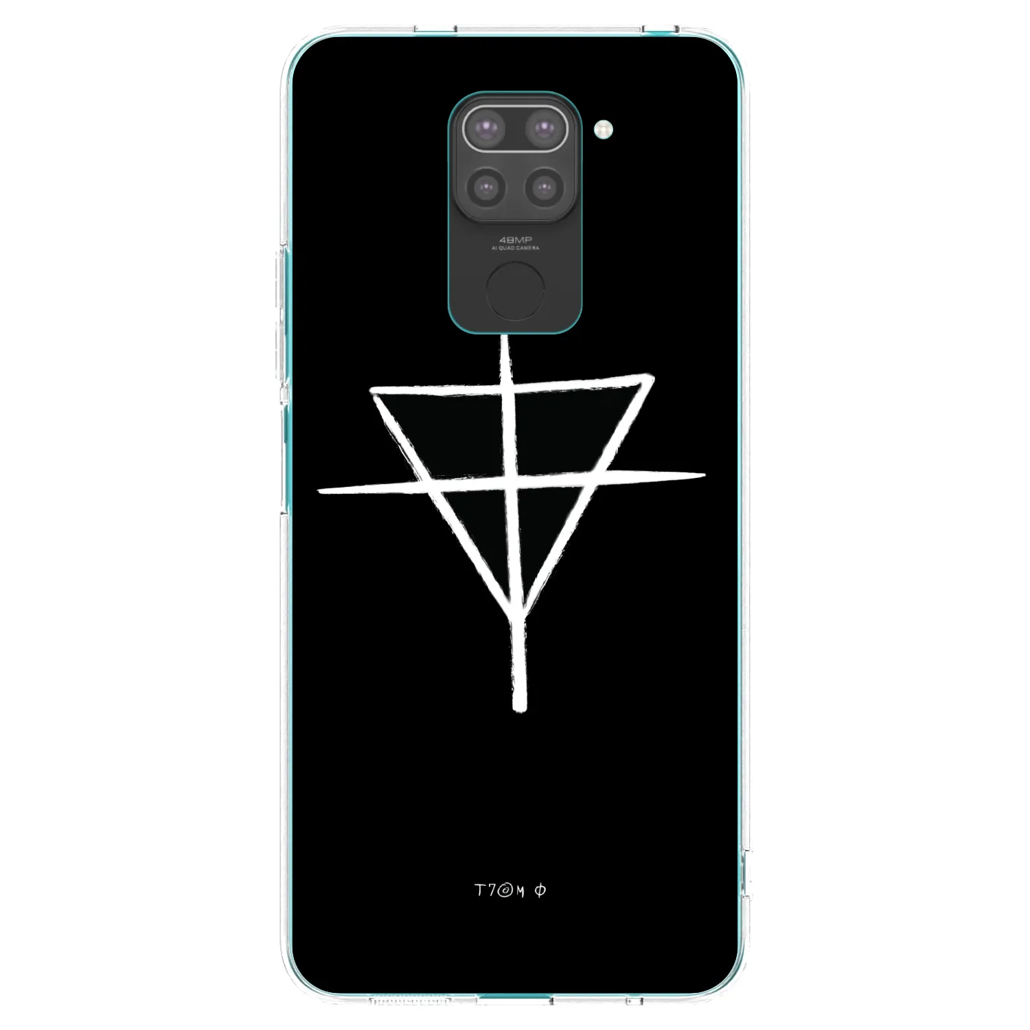 Picasee silikónový čierny obal pre Xiaomi Redmi Note 9 - ONEMANSHOW THE GAME
