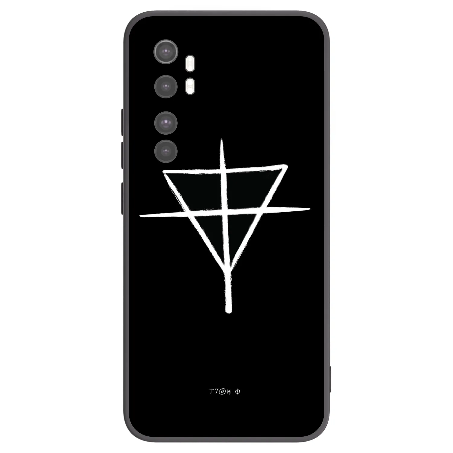 Picasee silikónový čierny obal pre Xiaomi Mi Note 10 Lite - ONEMANSHOW THE GAME