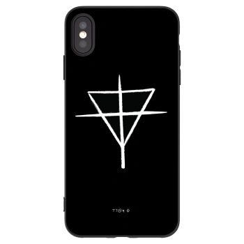Picasee silikónový čierny obal pre Apple iPhone XS Max - ONEMANSHOW THE GAME