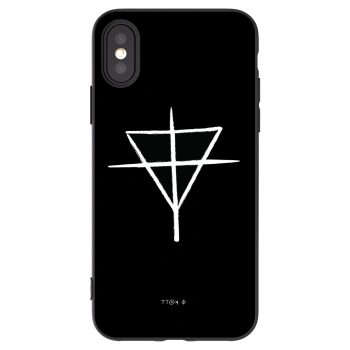 Picasee silikónový čierny obal pre Apple iPhone X/XS - ONEMANSHOW THE GAME