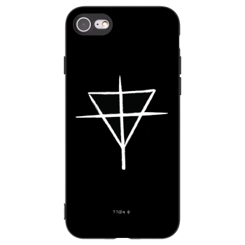 Picasee silikónový čierny obal pre Apple iPhone 8 - ONEMANSHOW THE GAME