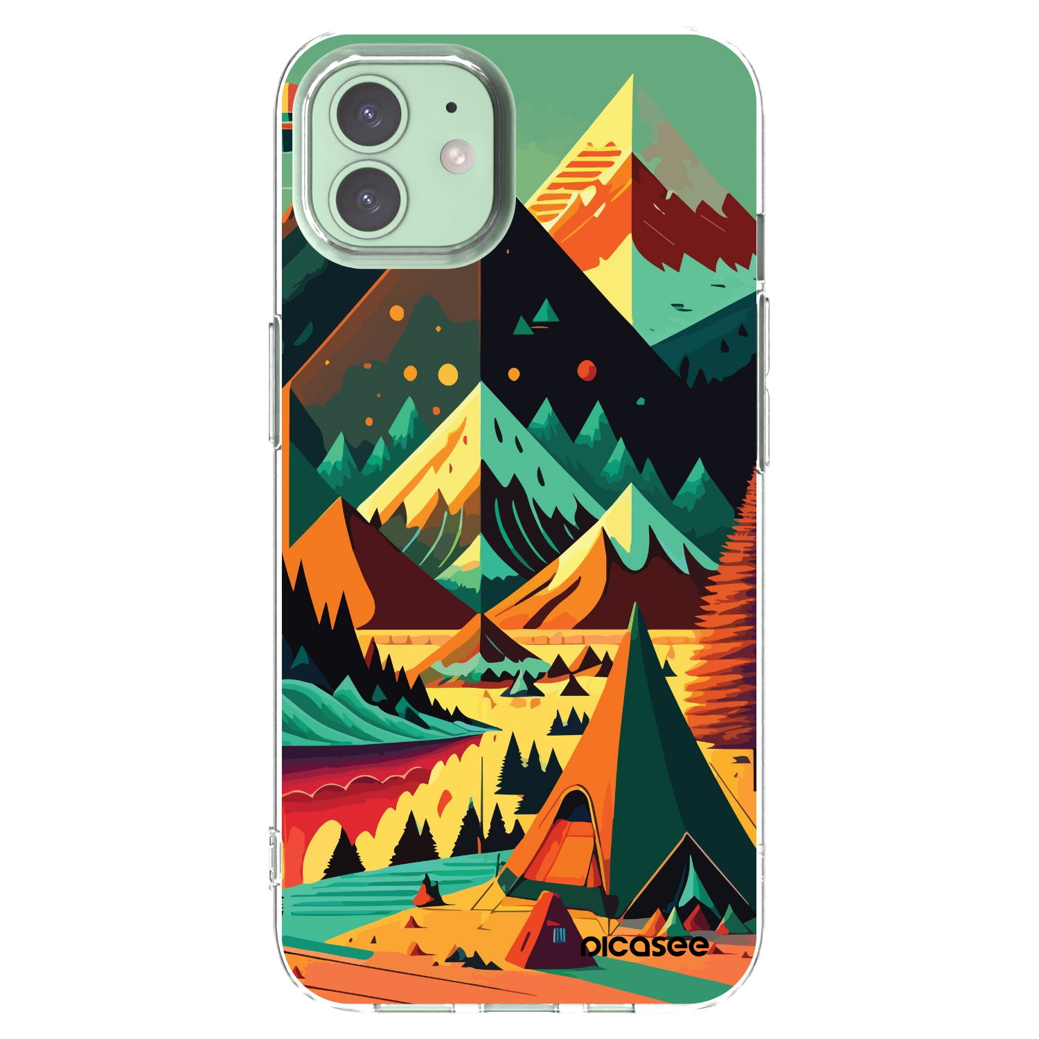 Picasee silikónový prehľadný obal pre Apple iPhone 12 - Colorado