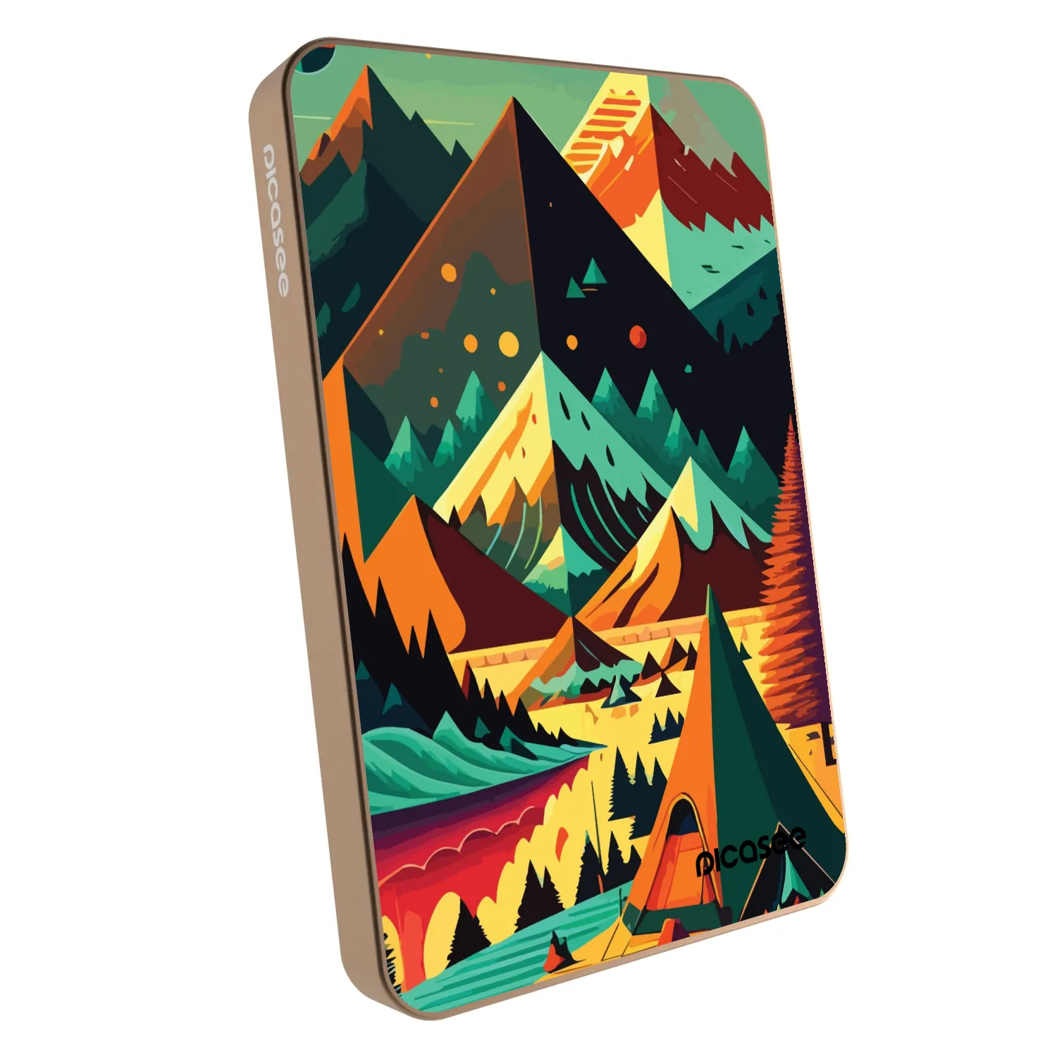 Picasee Powerbanka s MagSafe 5 000 mAh Zlatá - Colorado