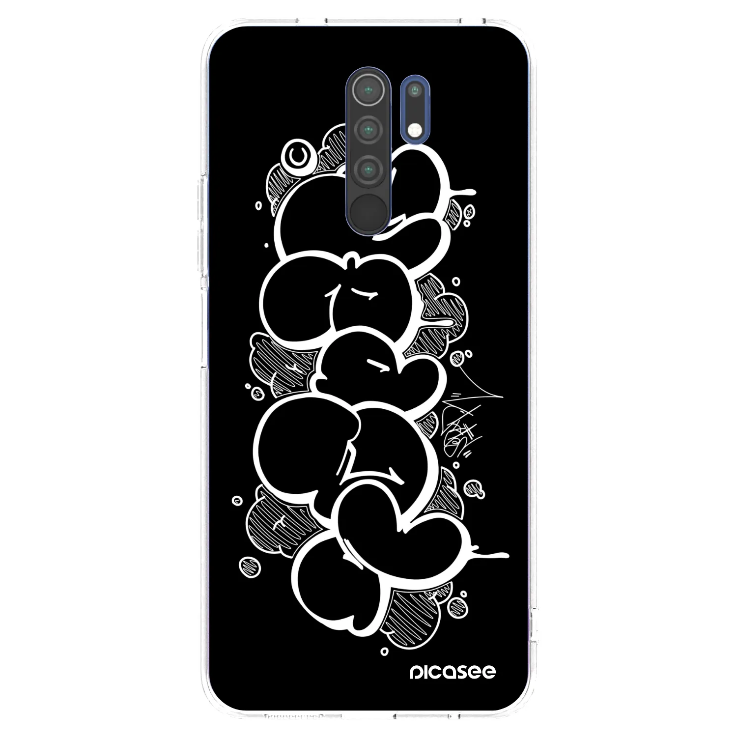 Silikónový prehľadný obal pre Xiaomi Redmi 9 - Throw UP