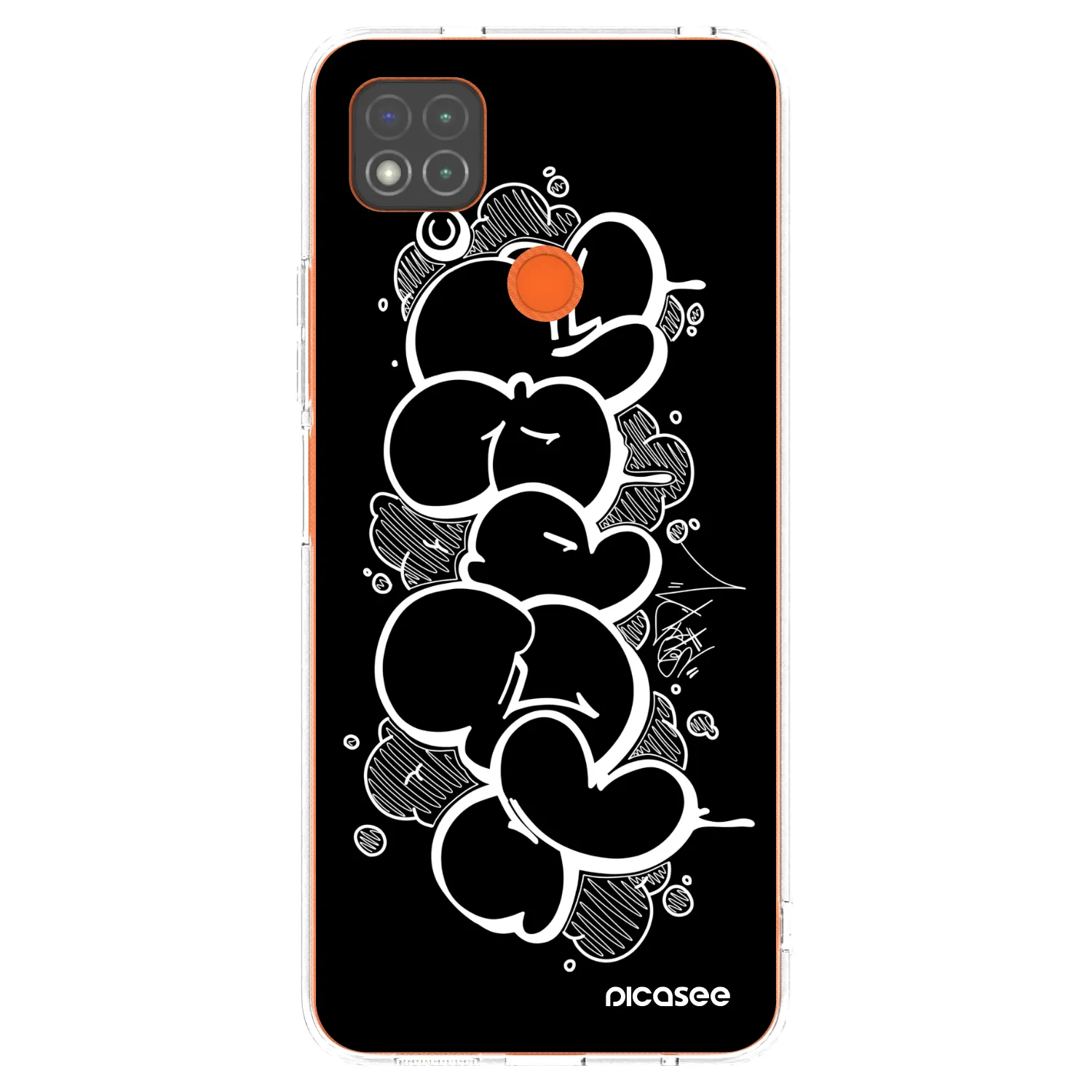 Picasee silikónový prehľadný obal pre Xiaomi Redmi 9C - Throw UP